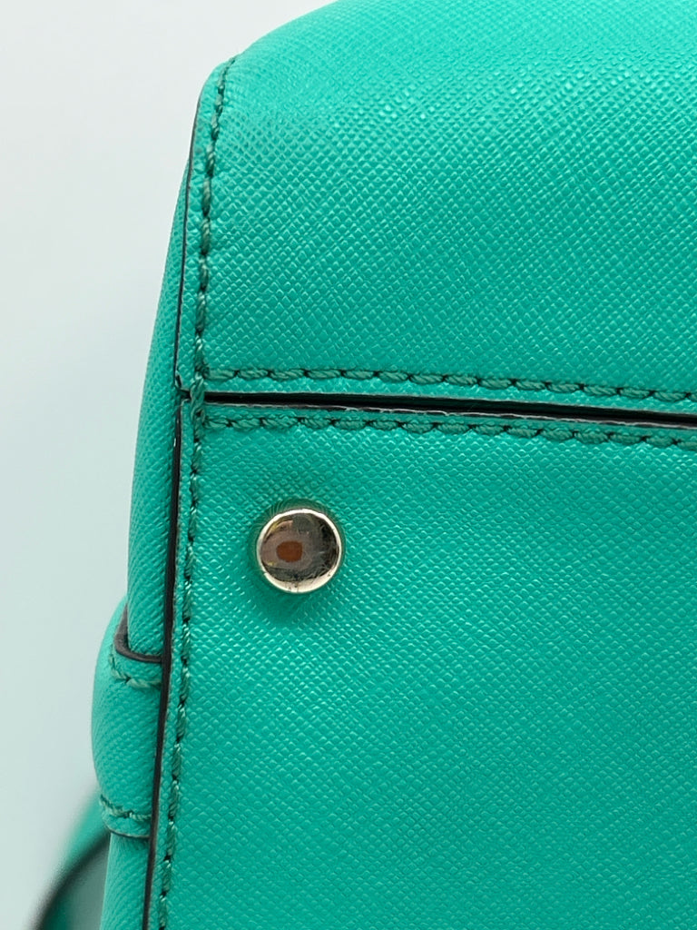 KATE SPADE Mint Green Leather Tote