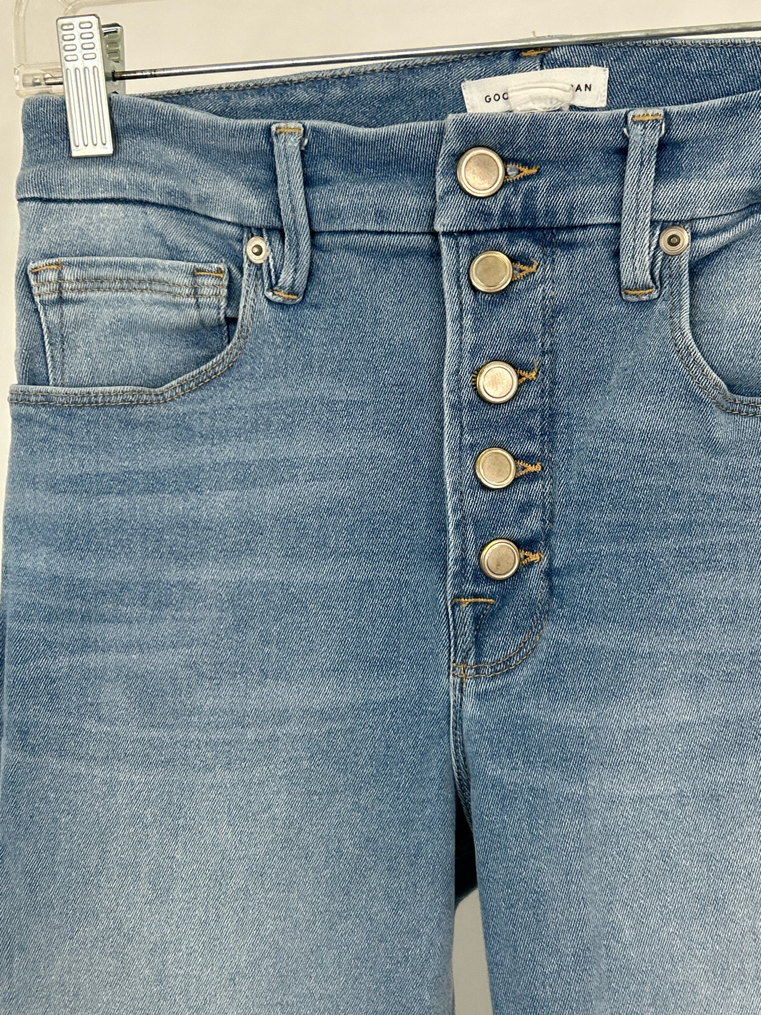 GOOD AMERICAN Size 4/27 BLUE DENIM Women jeans