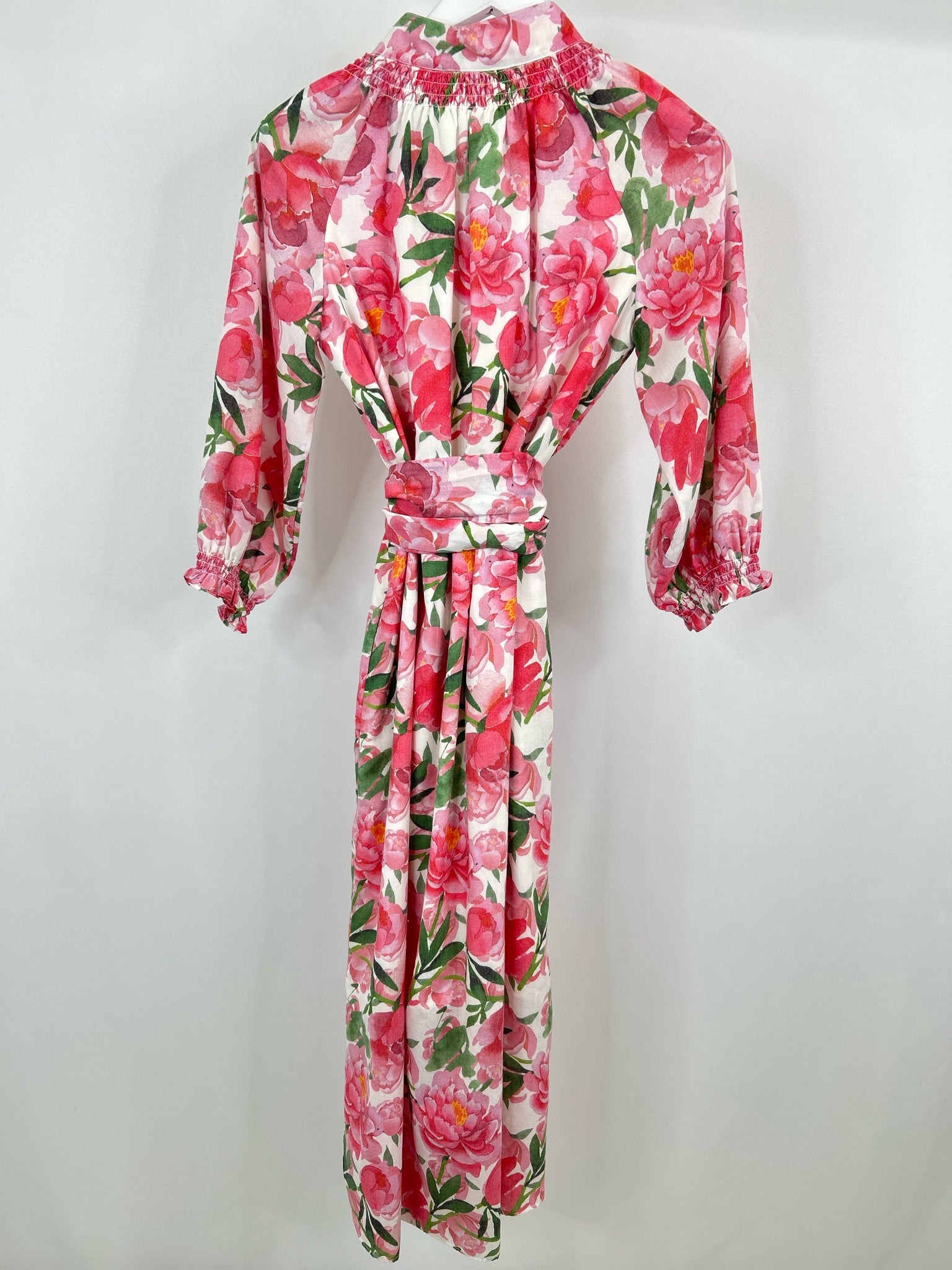 ANN MASHBURN Size S Pink floral Women Dress