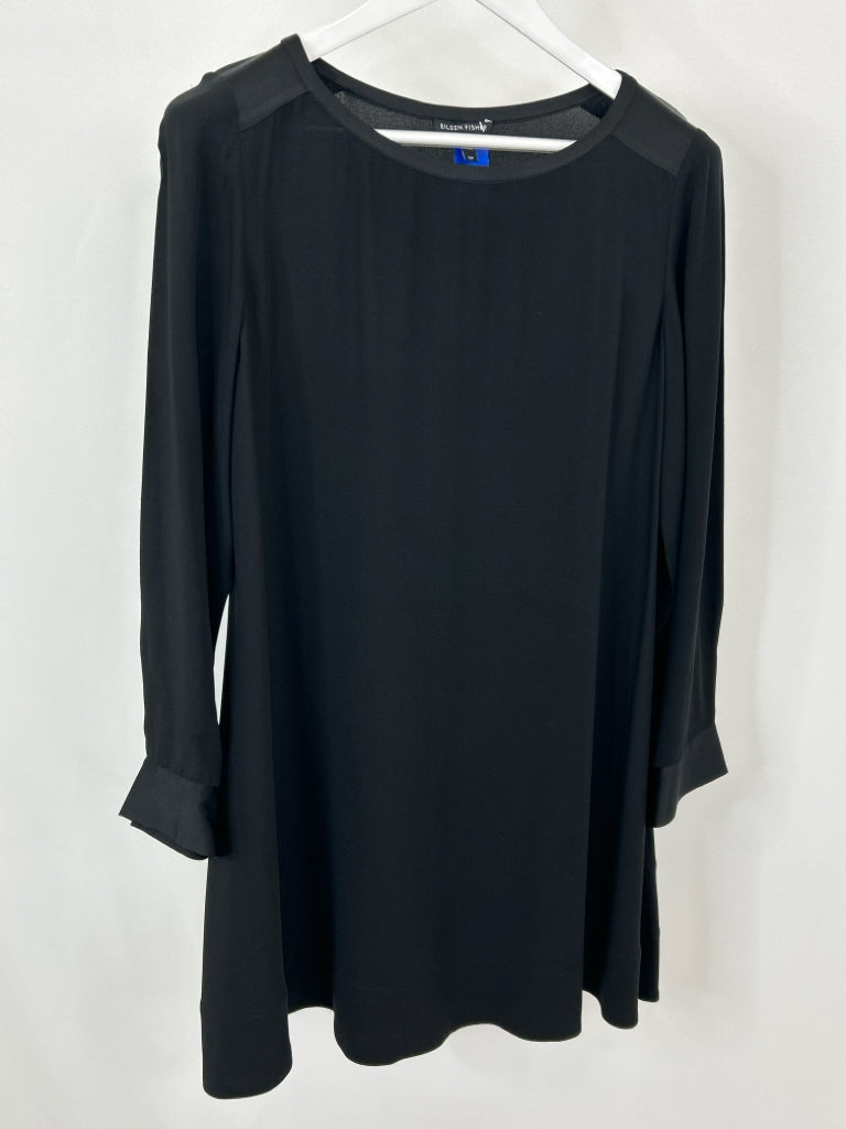 EILEEN FISHER Women Size S Black Dress