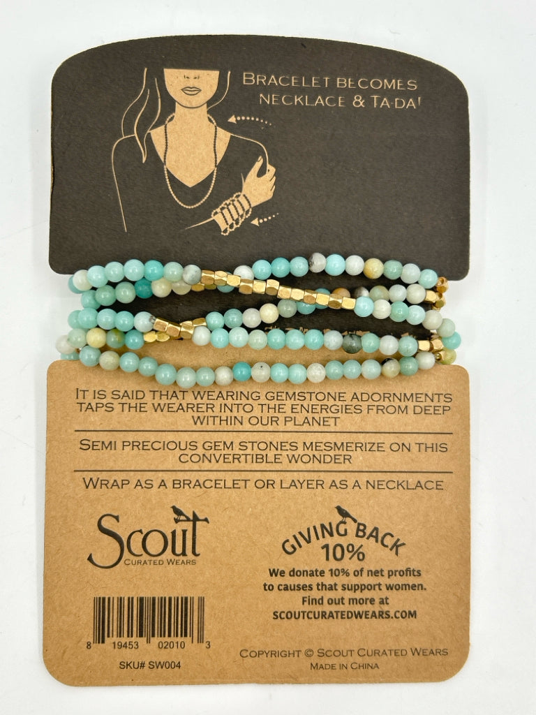 SCOUT CURATED WEARS Women Size One Size light blue Bracelet Necklace