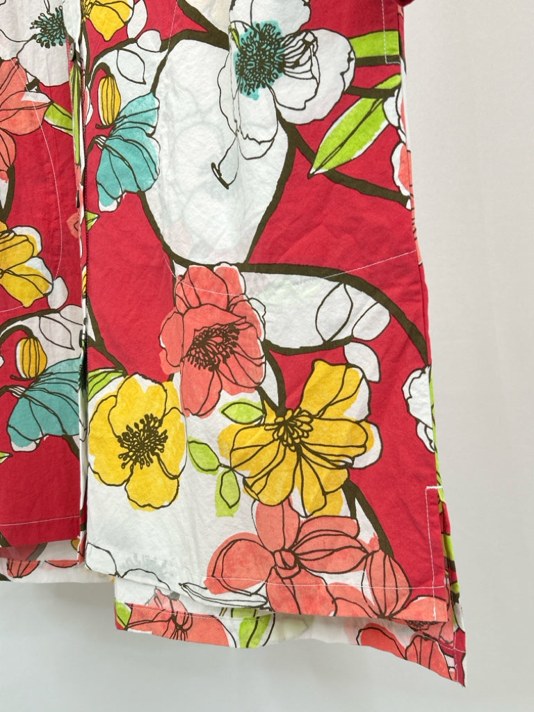 Escape by Habitat Clothes Size S RED FLORAL Dress