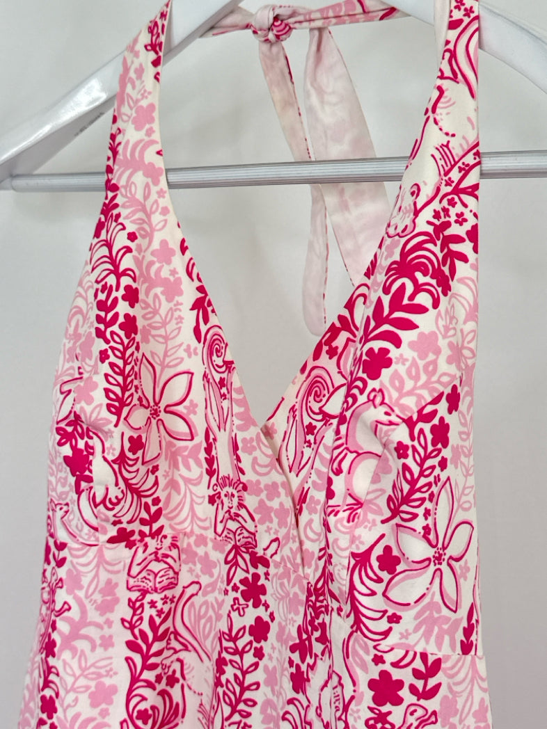 LILLY PULITZER Size 10 Pink floral Women Dress