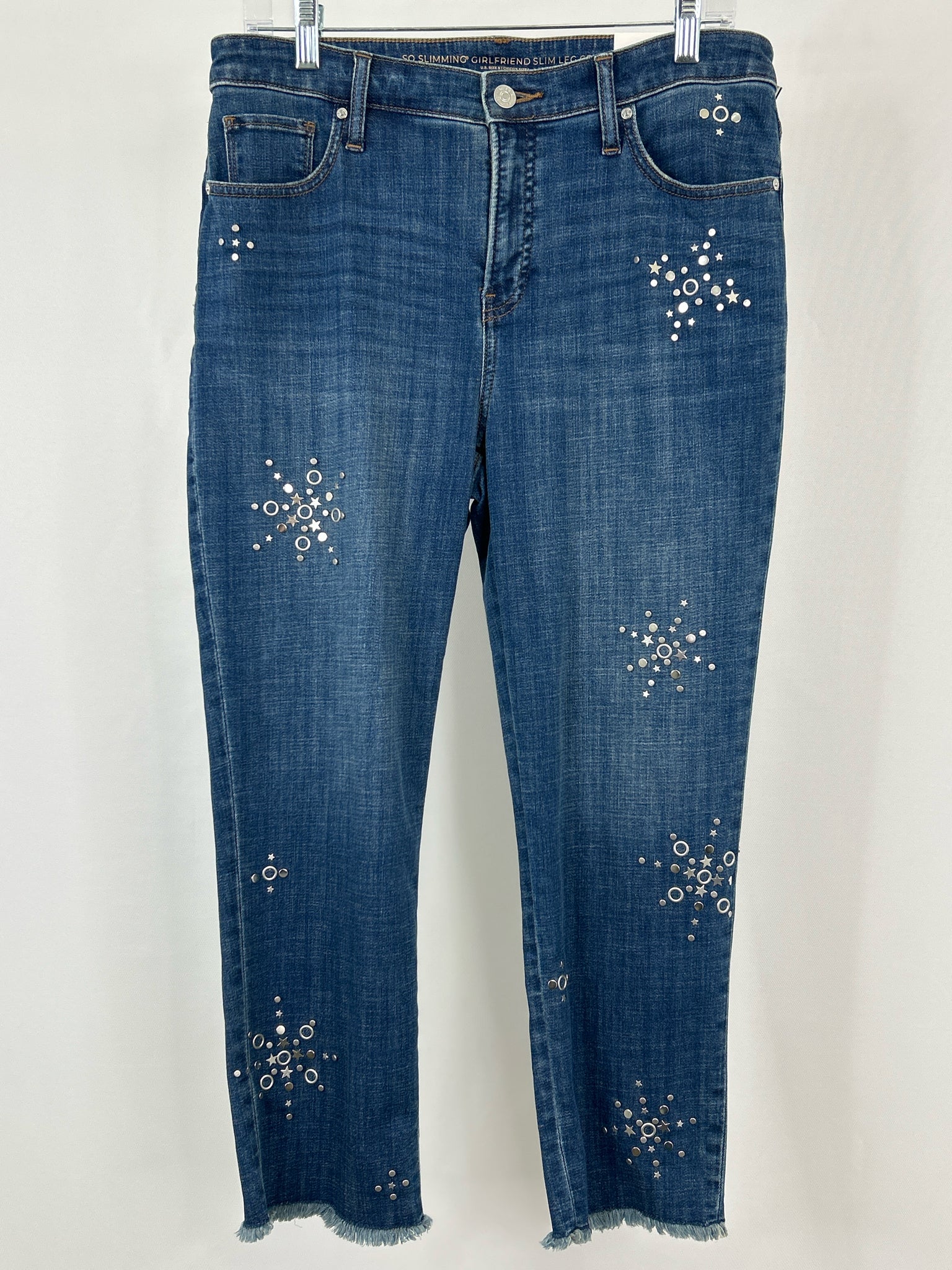 CHICO'S Size 8 BLUE DENIM Women jeans