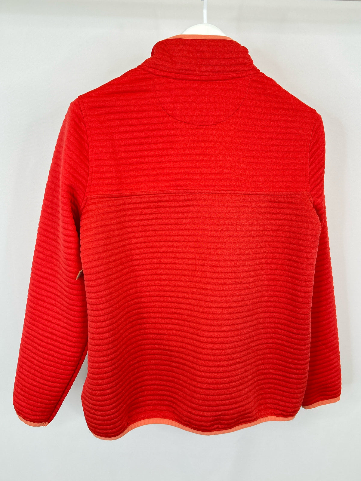 LL BEAN Size L Red and Coral Women Pullover