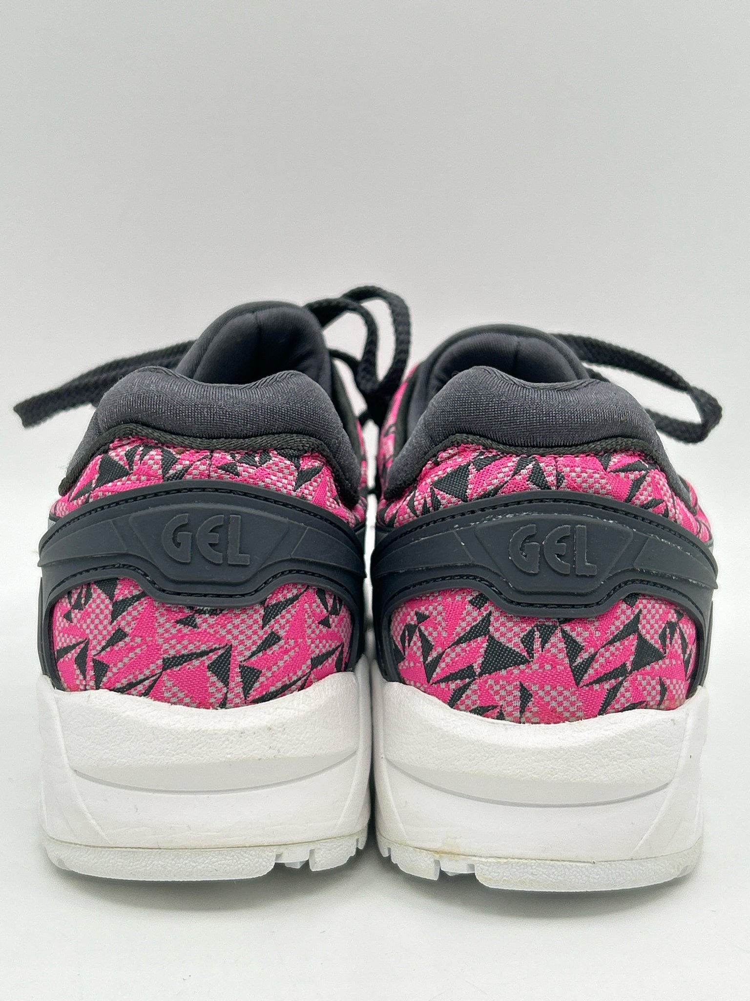 ASICS Size 7 GREY & PINK Women Sneakers