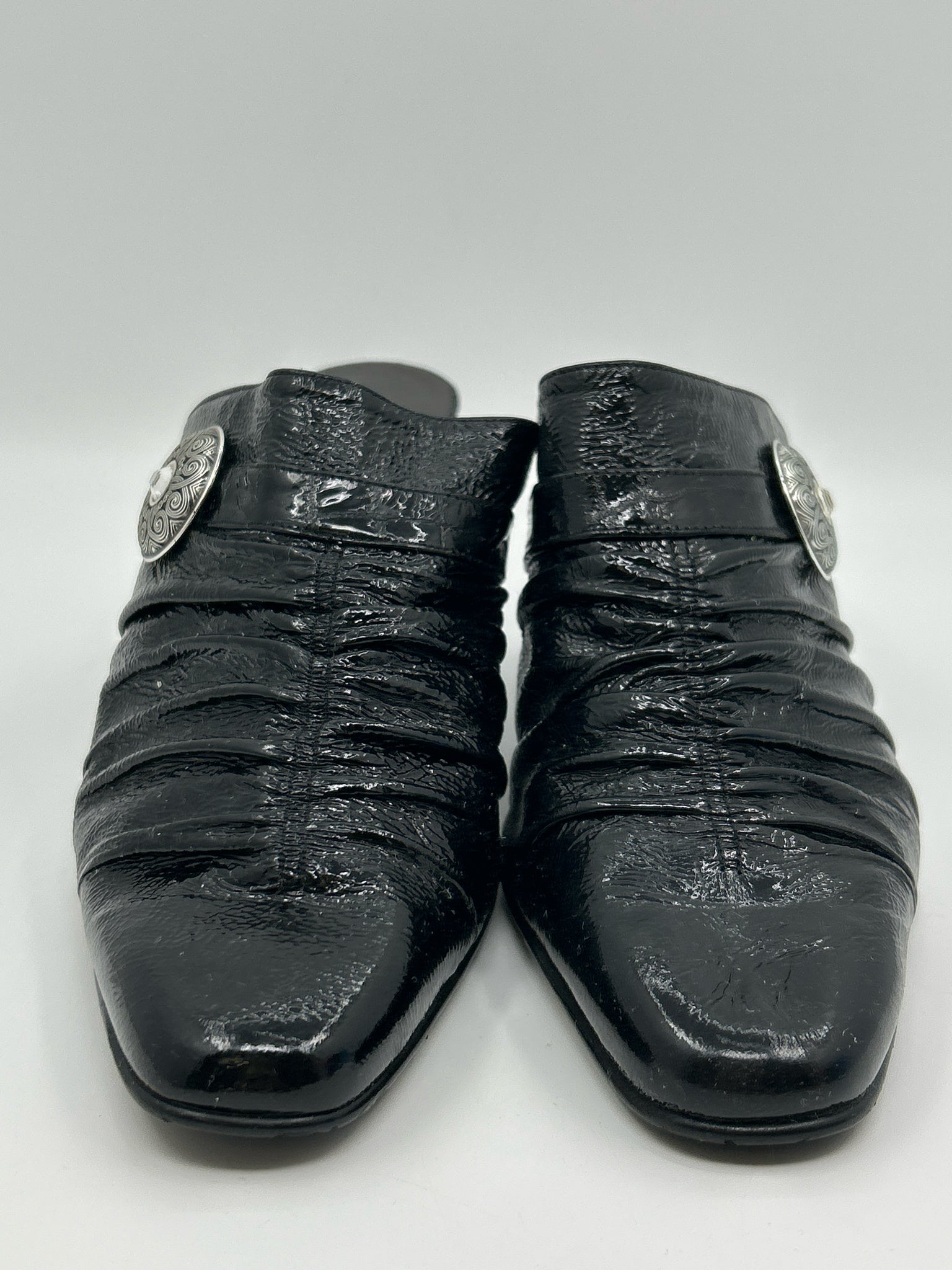 BRIGHTON Size 8.5 Black Women Shoes