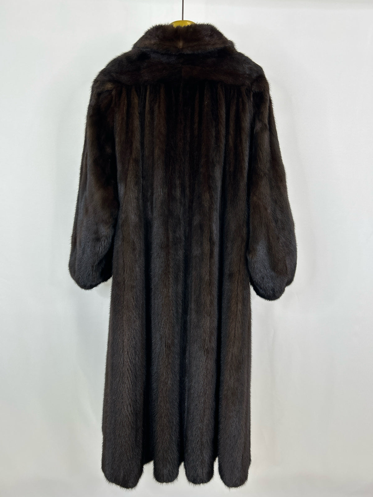 SAGA FURS Size 12 DARK BROWN Women Coat