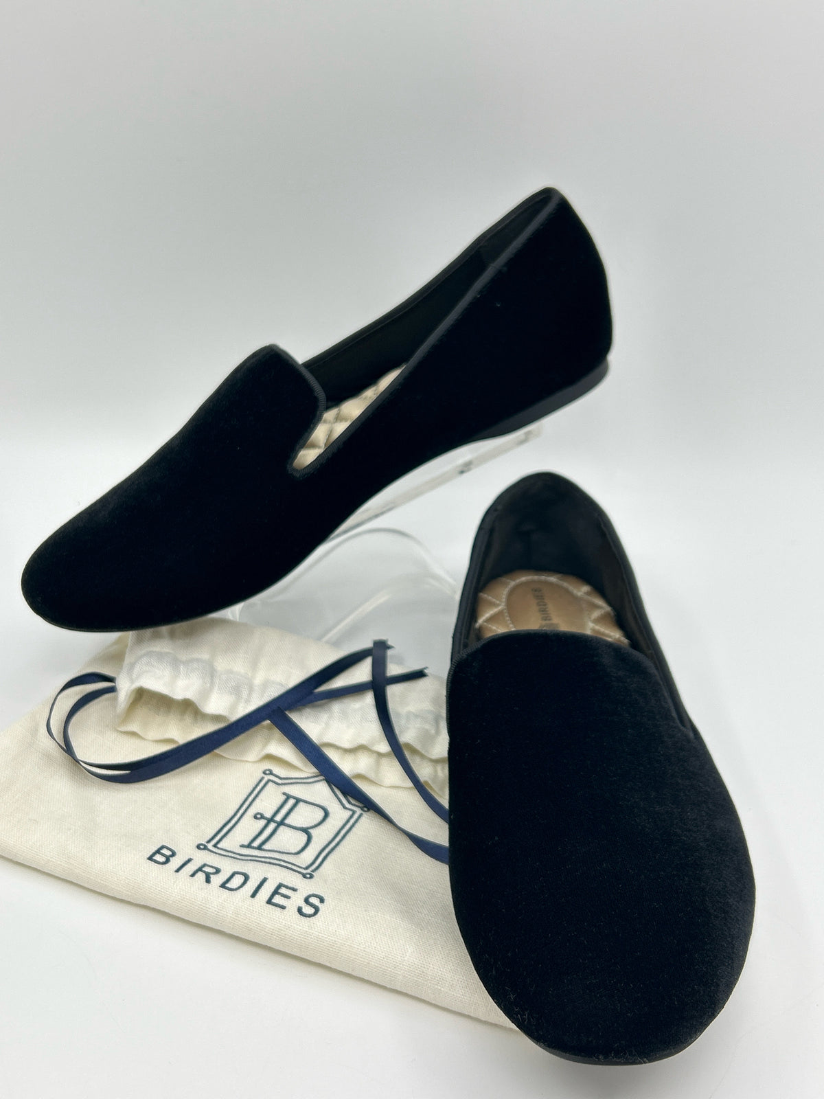 BIRDIES Size 9 Black Women Flats