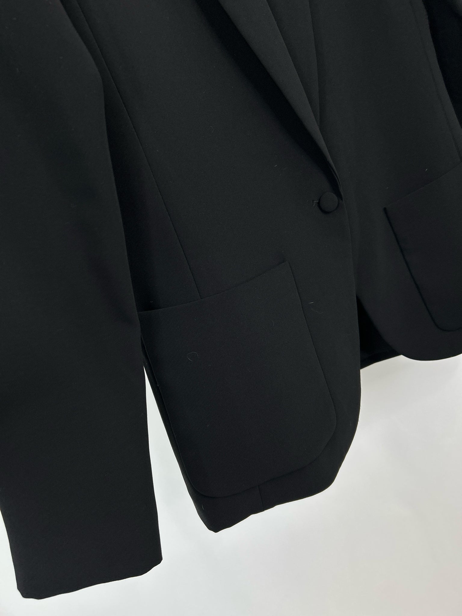 AMANDA UPRICHARD Size S Black Women Blazer