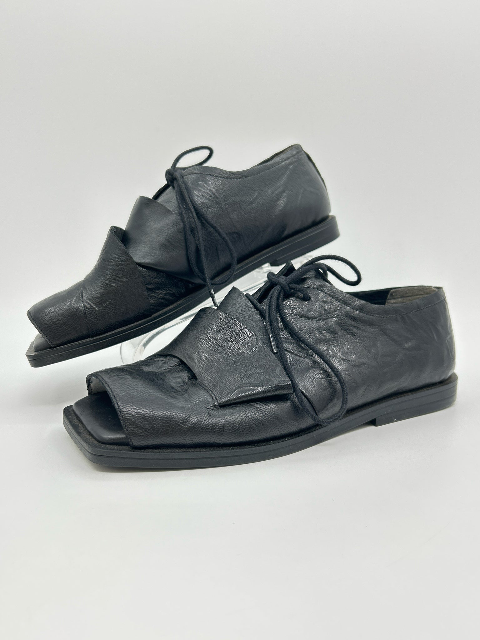 Papucei Size 38 Black Women Flats