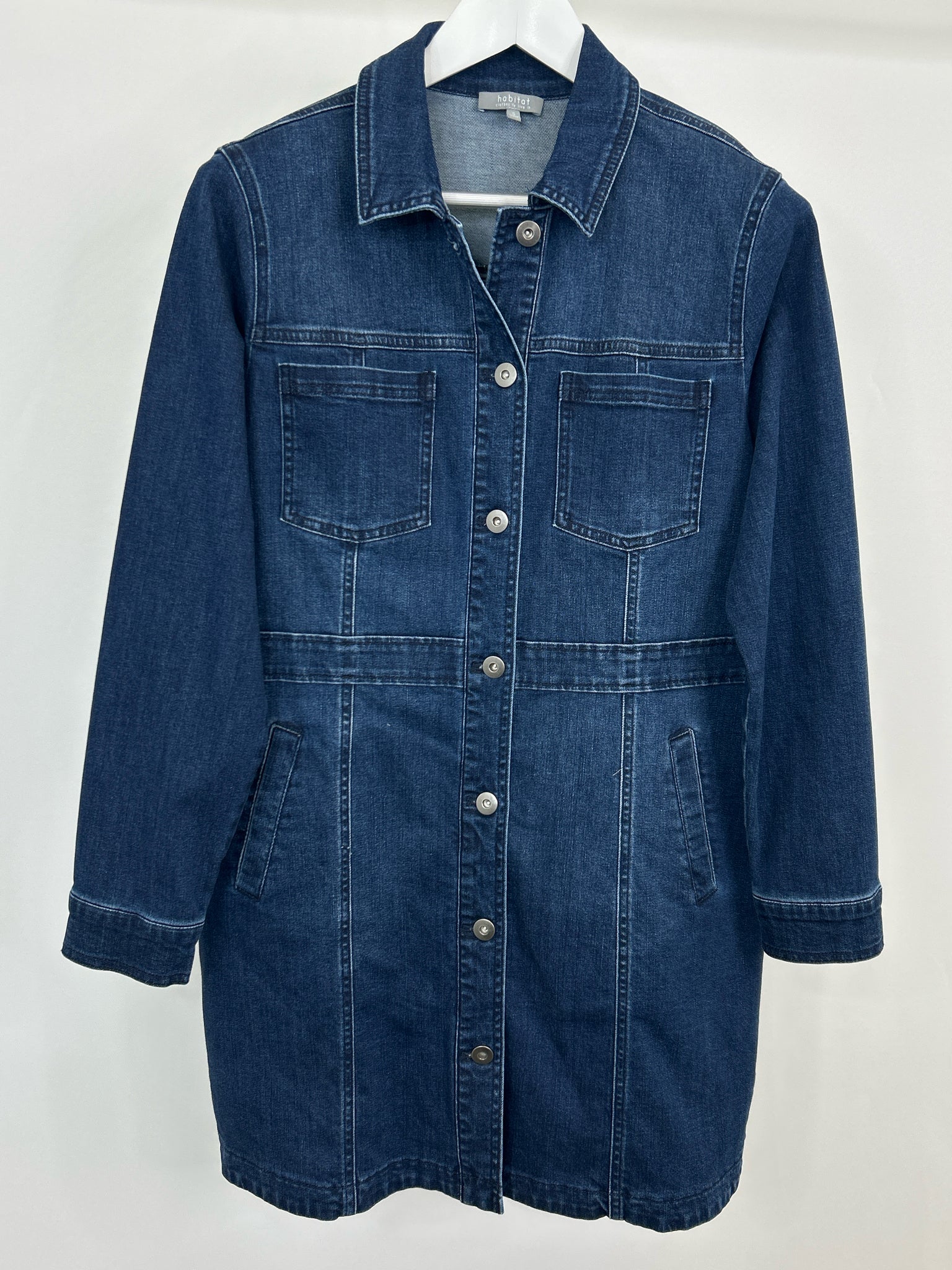HABITAT Size S DARK BLUE DENIM Women Jacket