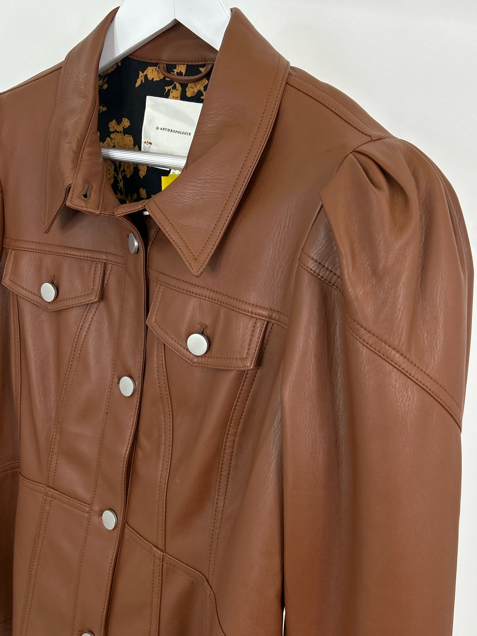 BY ANTHROPOLGIE Size 12 Brown Women Jacket
