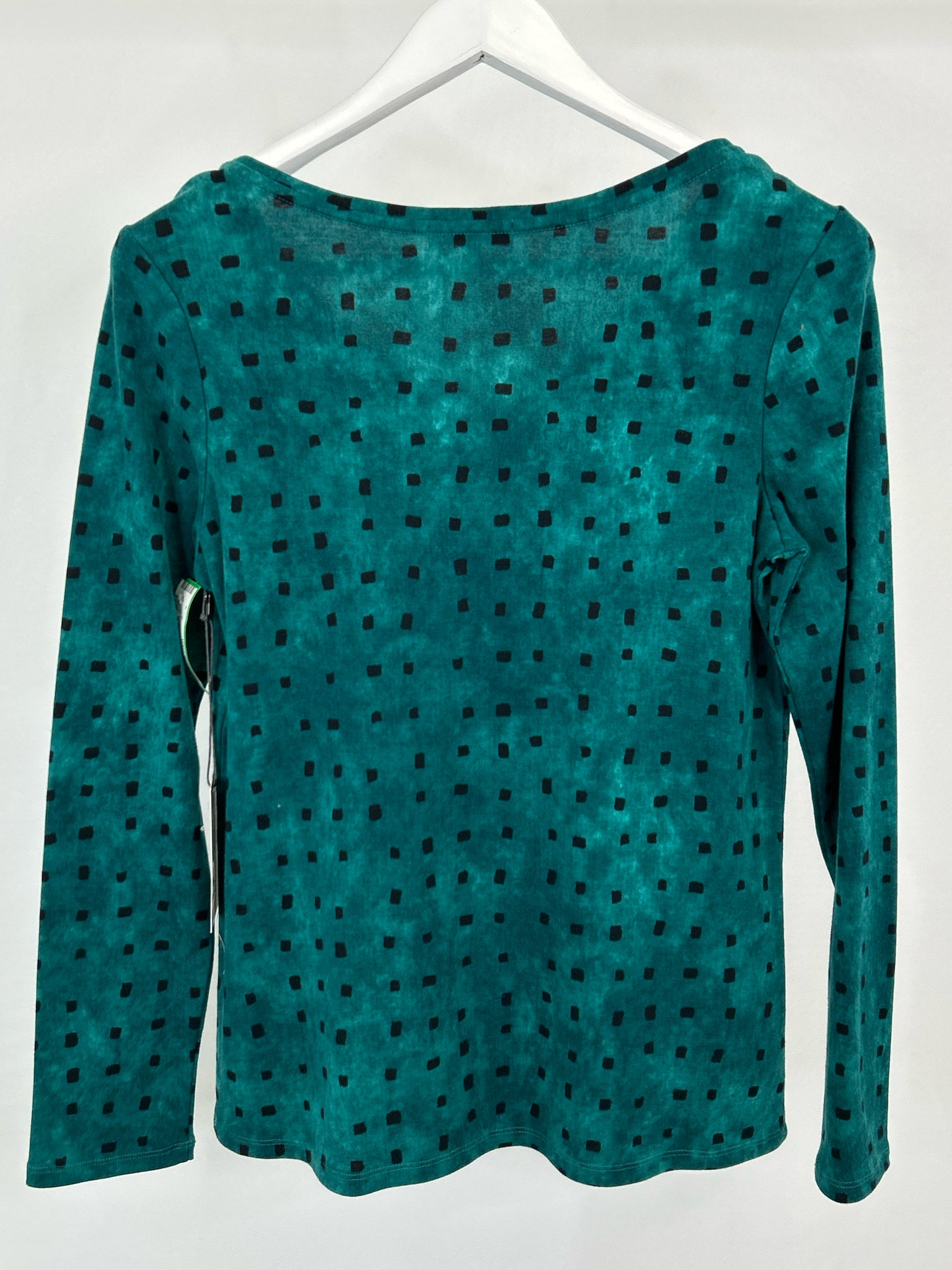 HABITAT Size S TEAL AND BLACK Women T-shirt