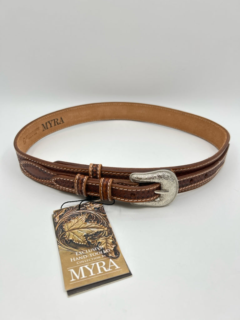 MYRA BAG Size L Brown Belt