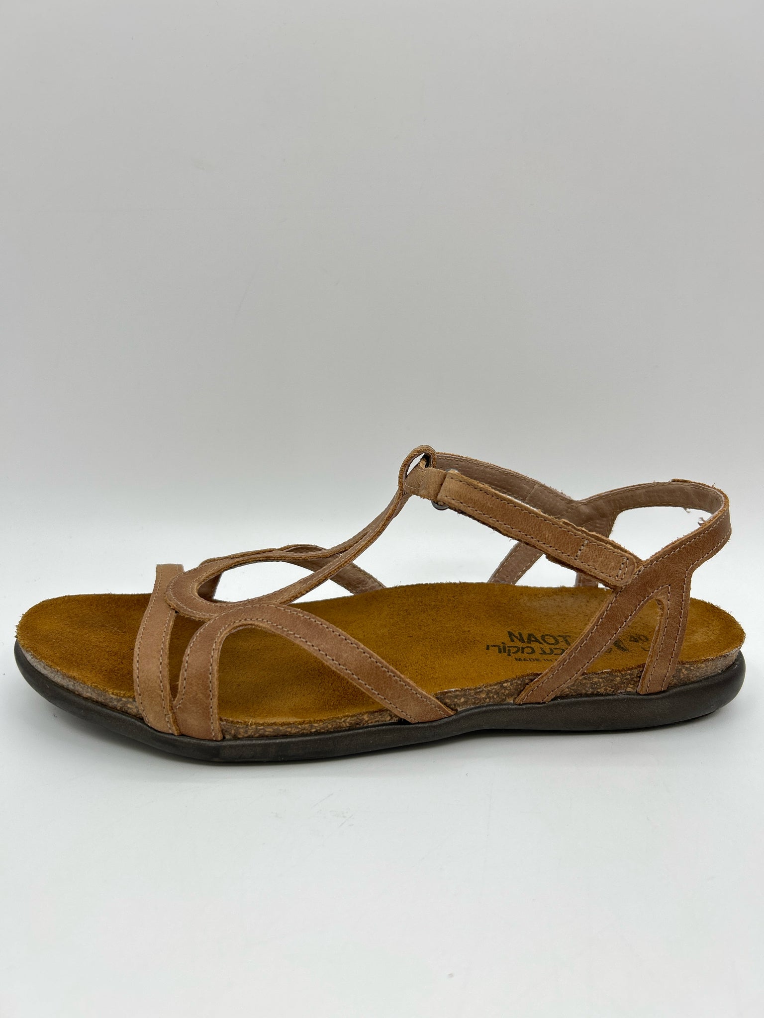 NAOT Size 9/9.5 Brown Women Sandal
