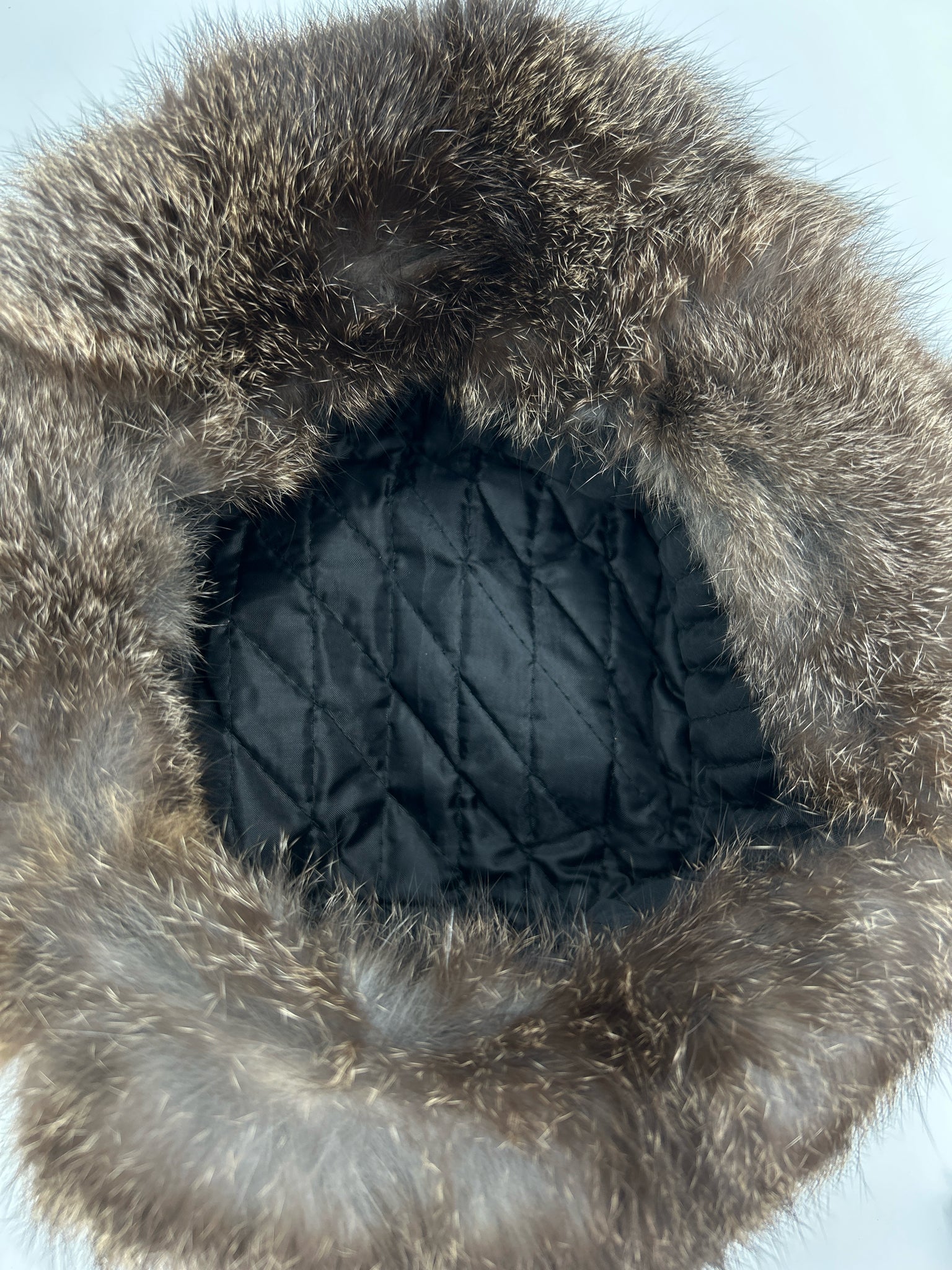 NO BRAND One Size Brown Women Fur Hat
