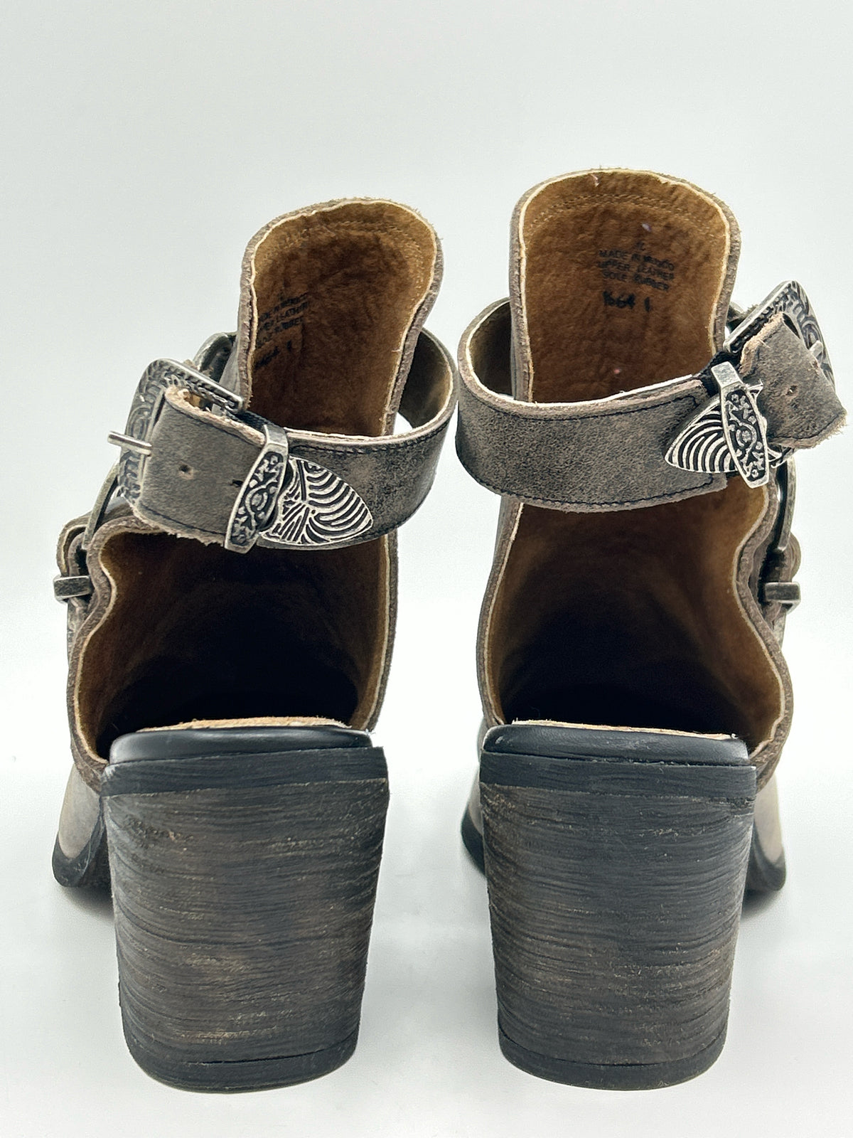 SBICCA Size 7 Charcoal Women Booties
