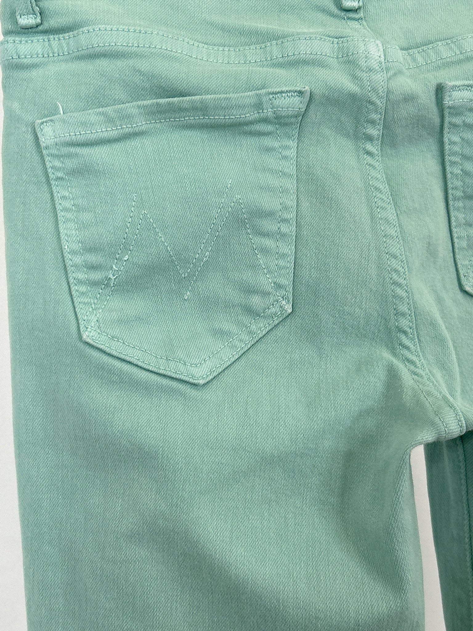 MOTHER Size 0/2 Mint Green Women jeans