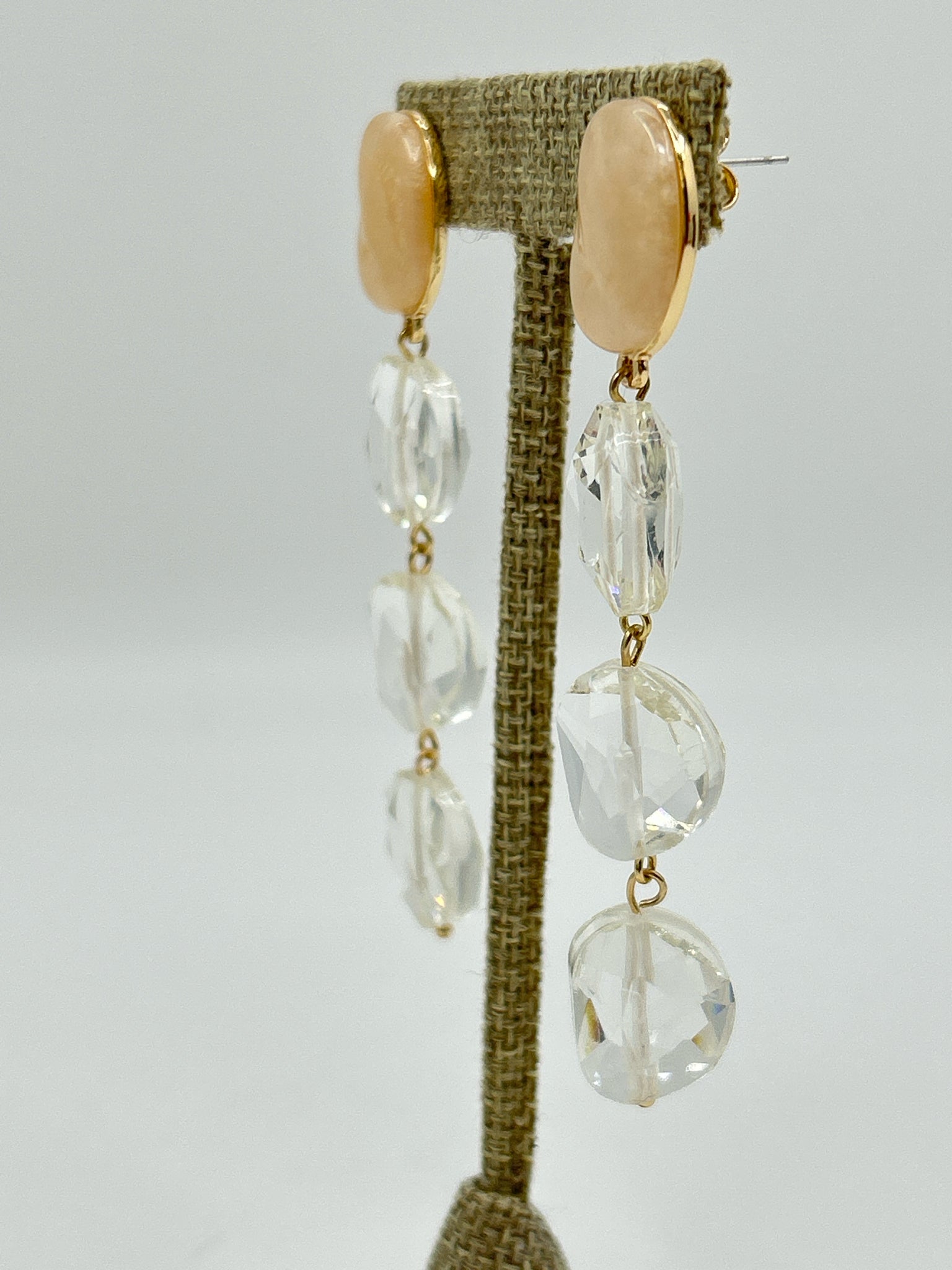 ANTHROPOLOGIE NWT Clear Earrings