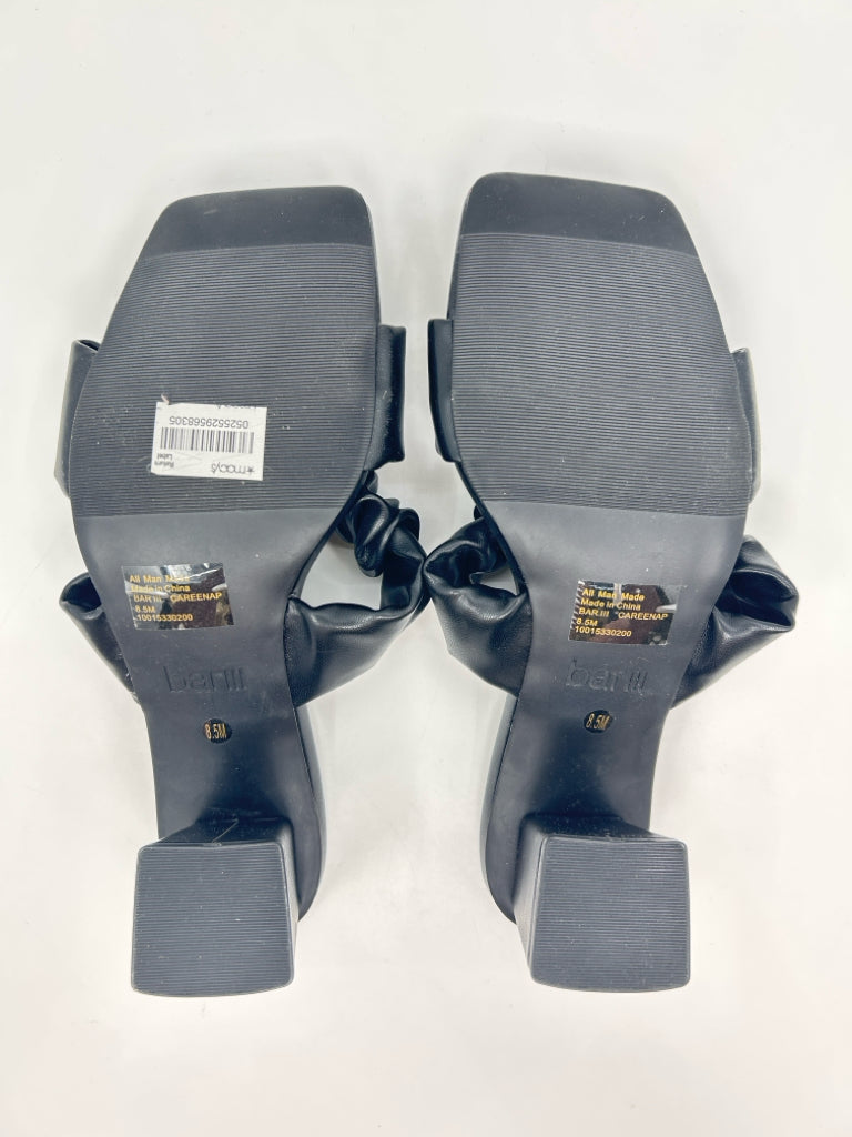 Bar III Size 8.5M Black Women's Sandal