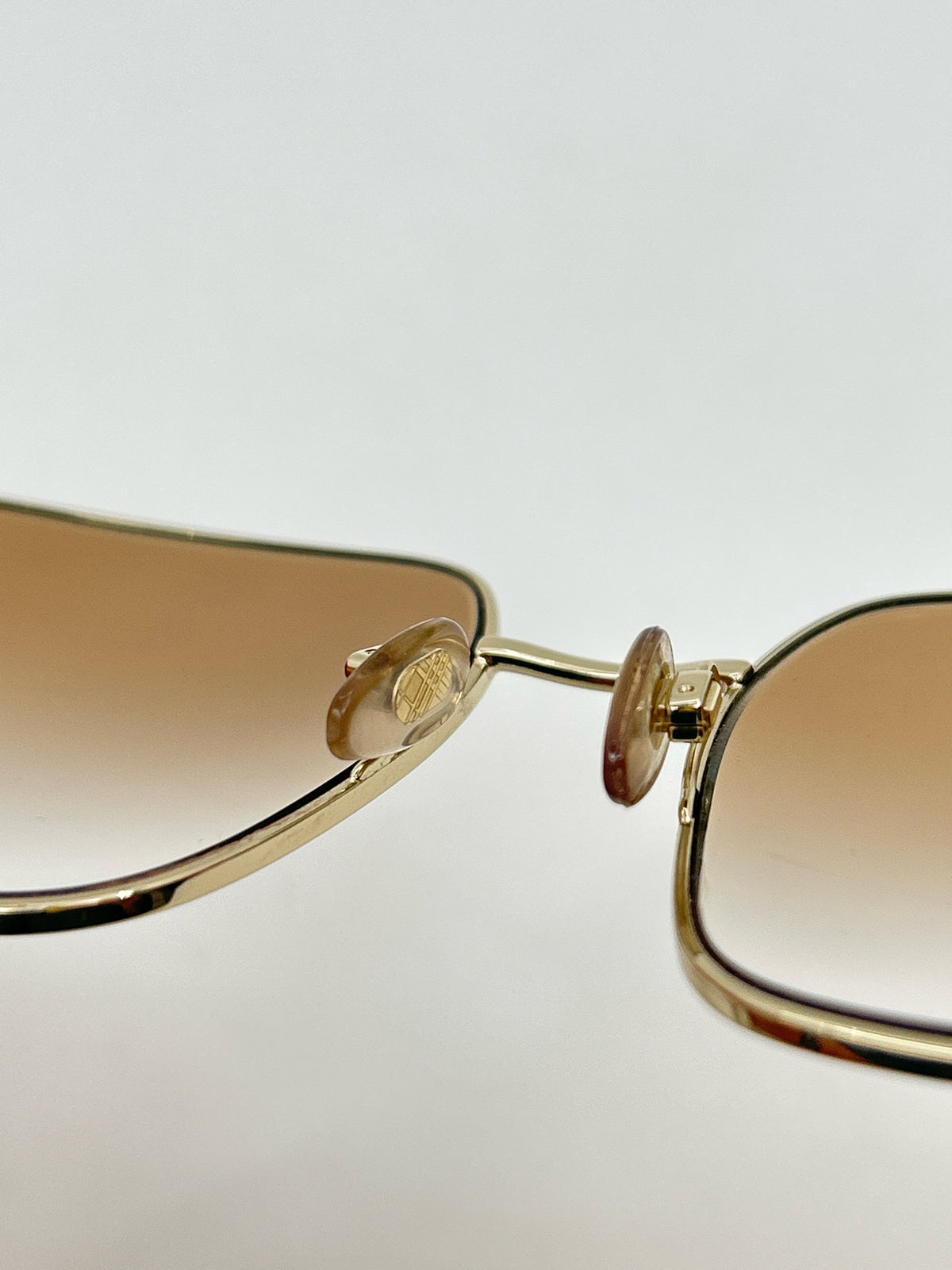 BURBERRY Gold Sunglasses