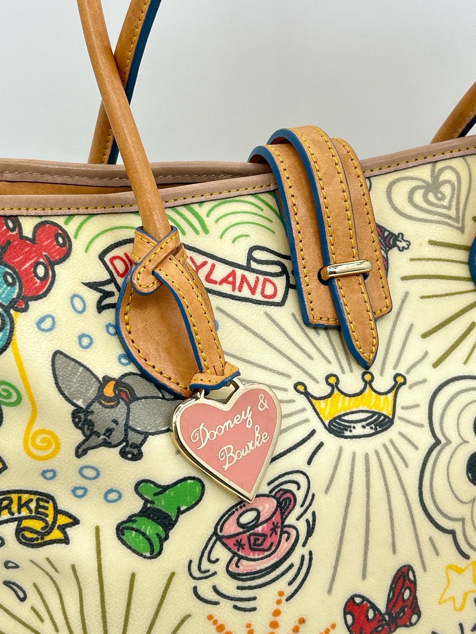 DOONEY & BOURKE Cream Print Women Tote