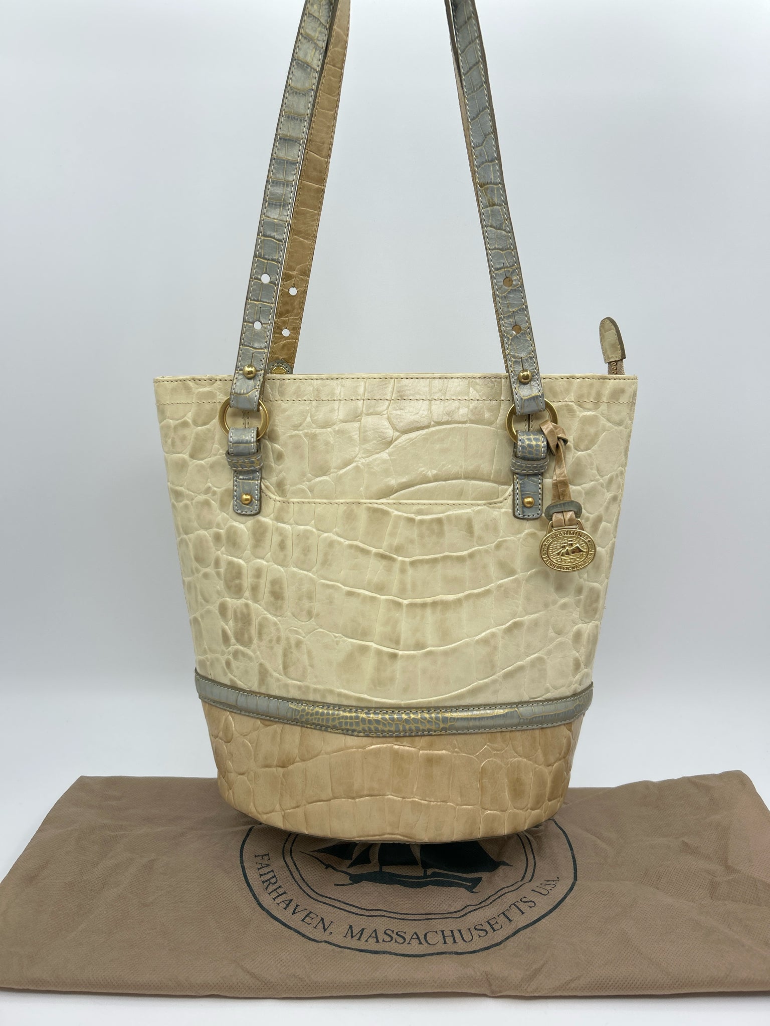 BRAHMIN Cream Women Purse