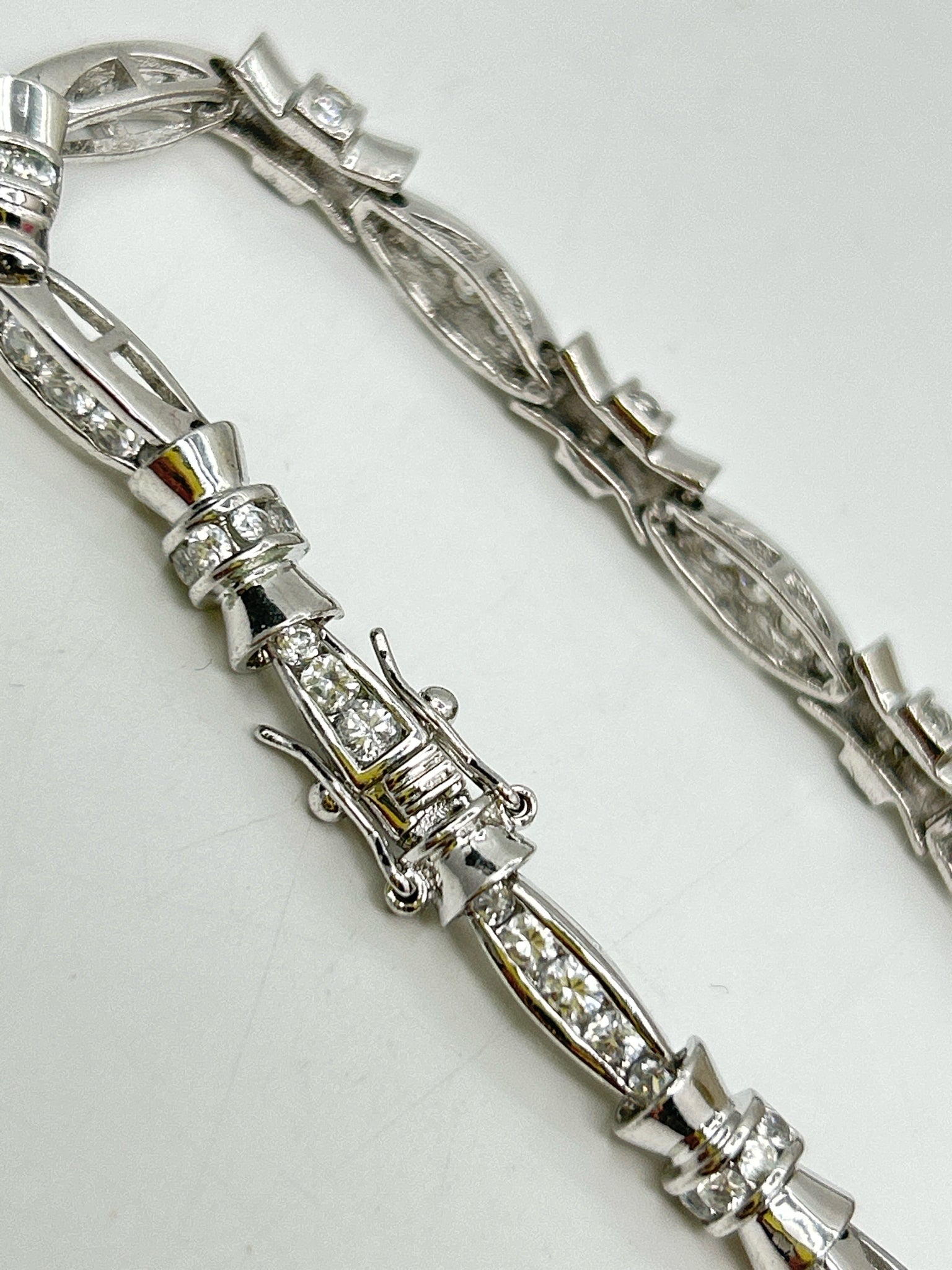 Sterling Silver & CZ Bracelet