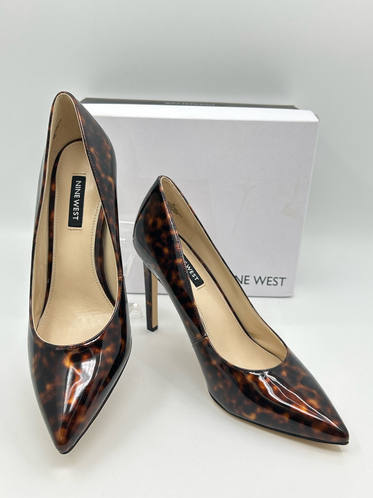 NINE WEST Size 8M DARK BROWN Women Sandal