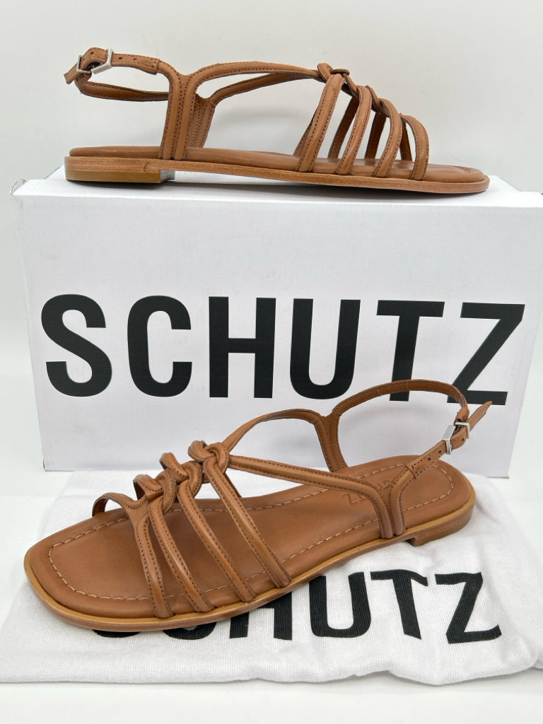 SCHUTZ Size 7.5B Brown Sandal