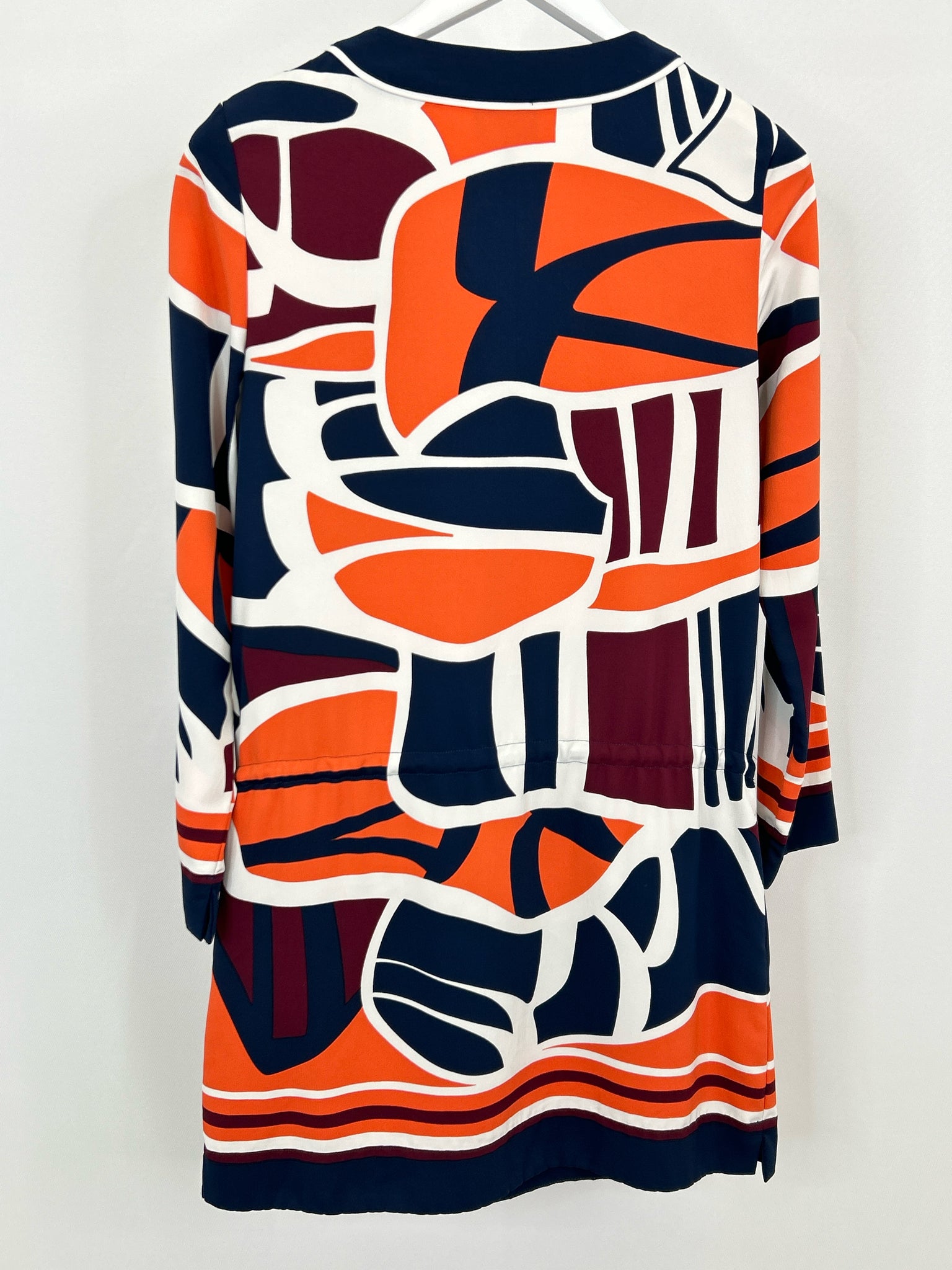 LAUNDRY BY SHELLI SEGAL Size S Navy Print Women Dress