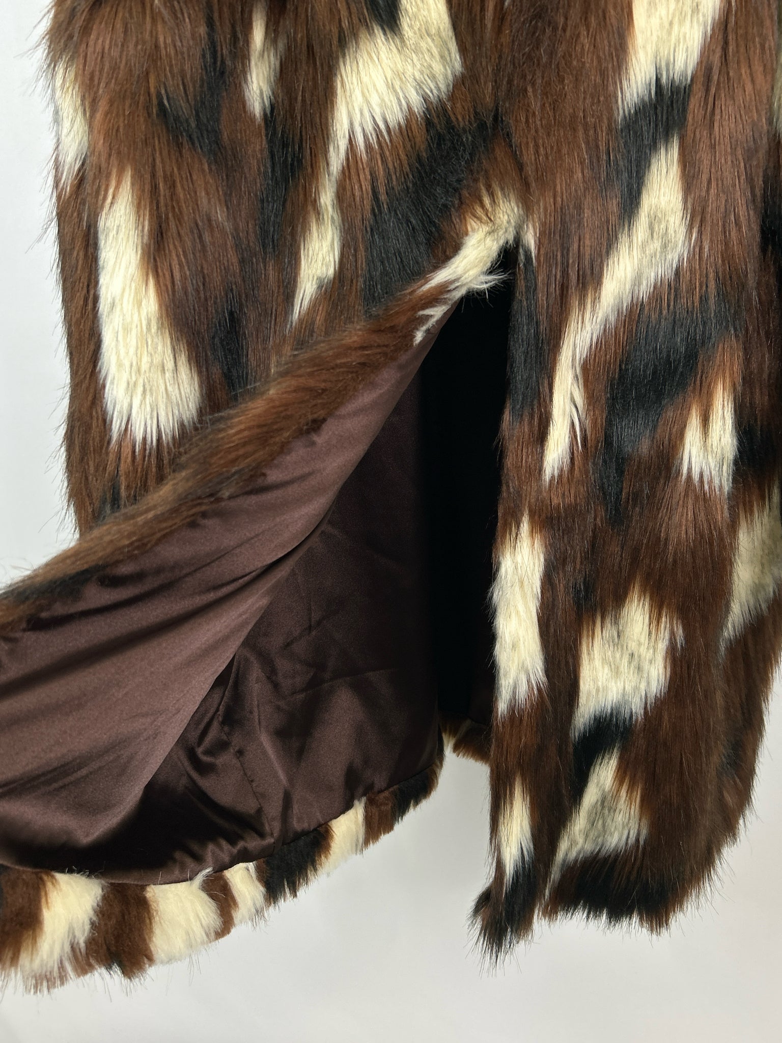 ELVI Size 20 Brown and Black Women Coat