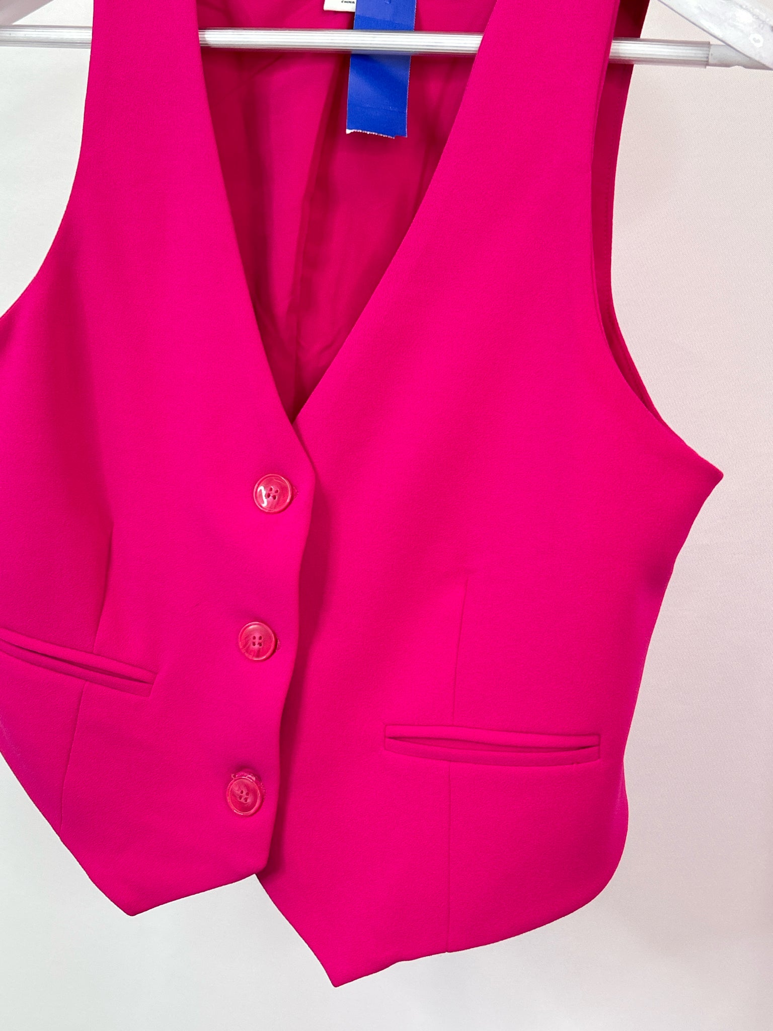 CUPCAKES & CASHMERE Size M Hot Pink Women 2-Piece w/pants