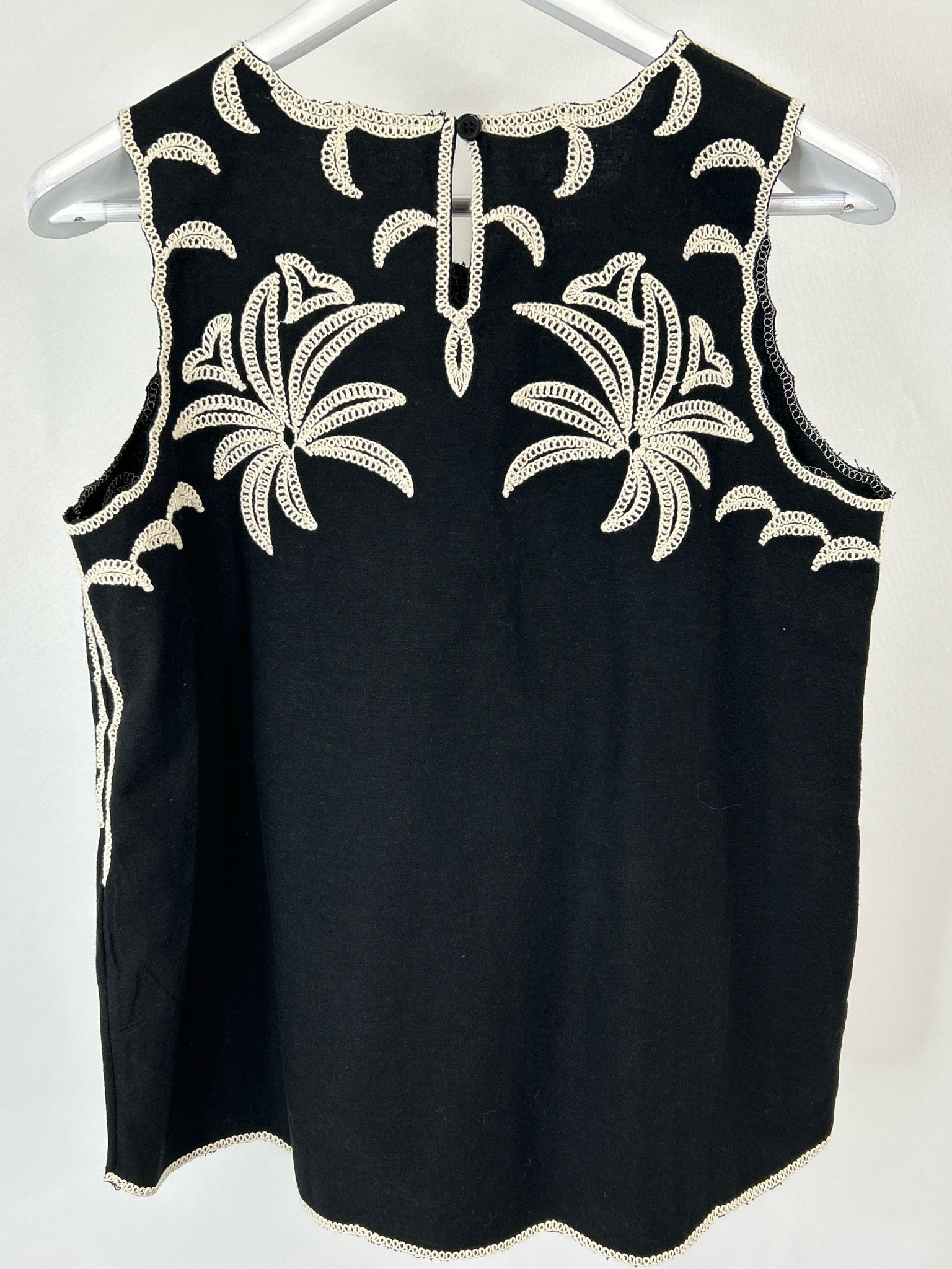 SOFT SURROUNDINGS NWT Size S Black Print Women Top