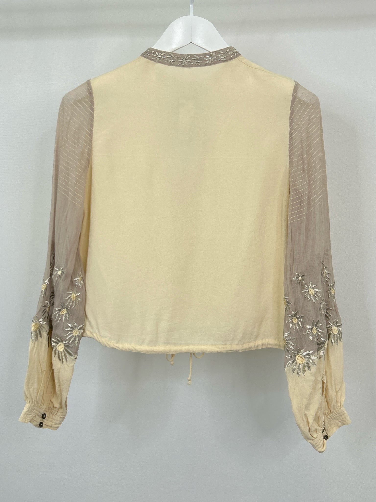 FREE PEOPLE Size XS Cream and Beige Women Top