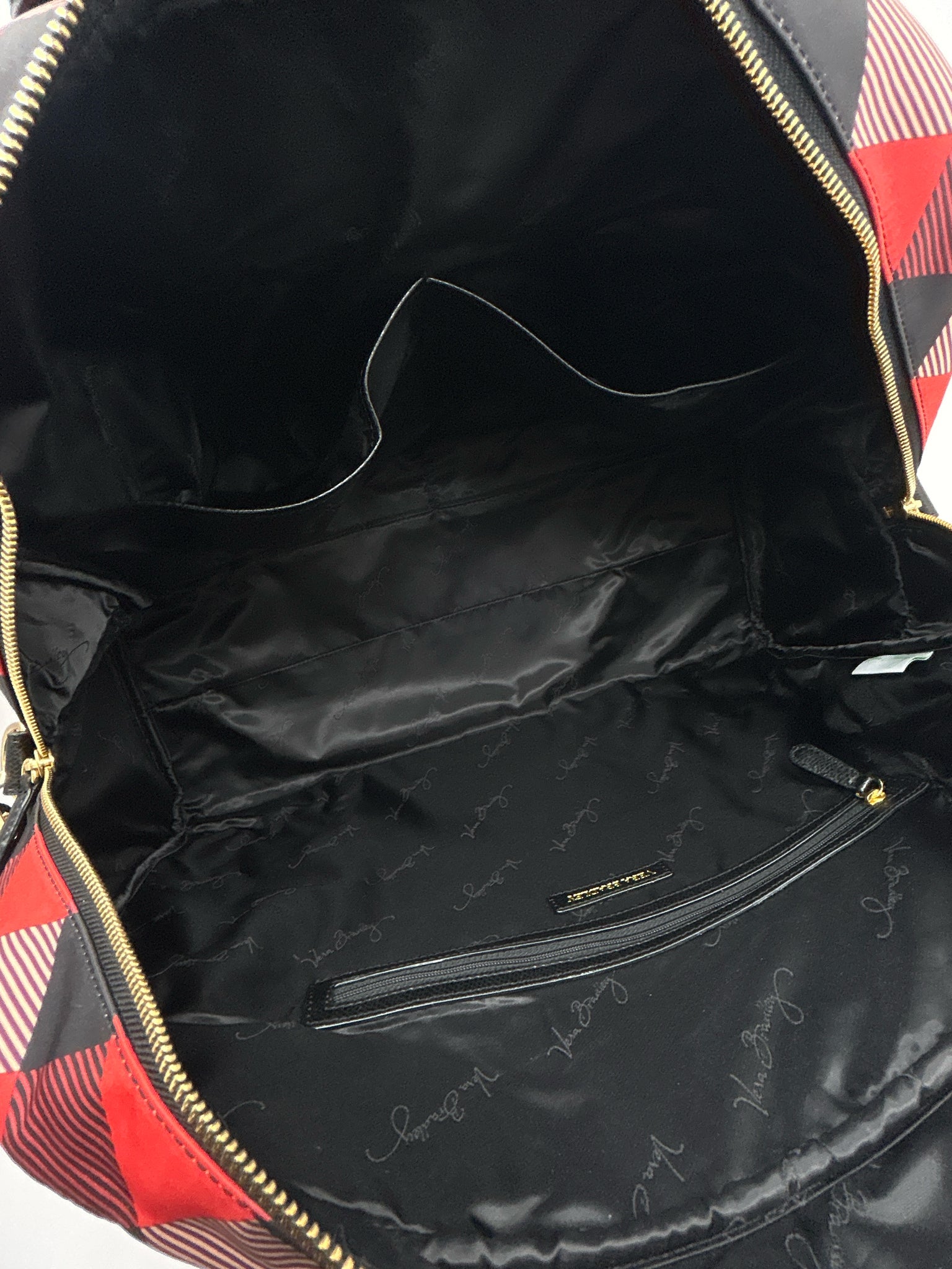 VERA BRADLEY Red and Black Luggage