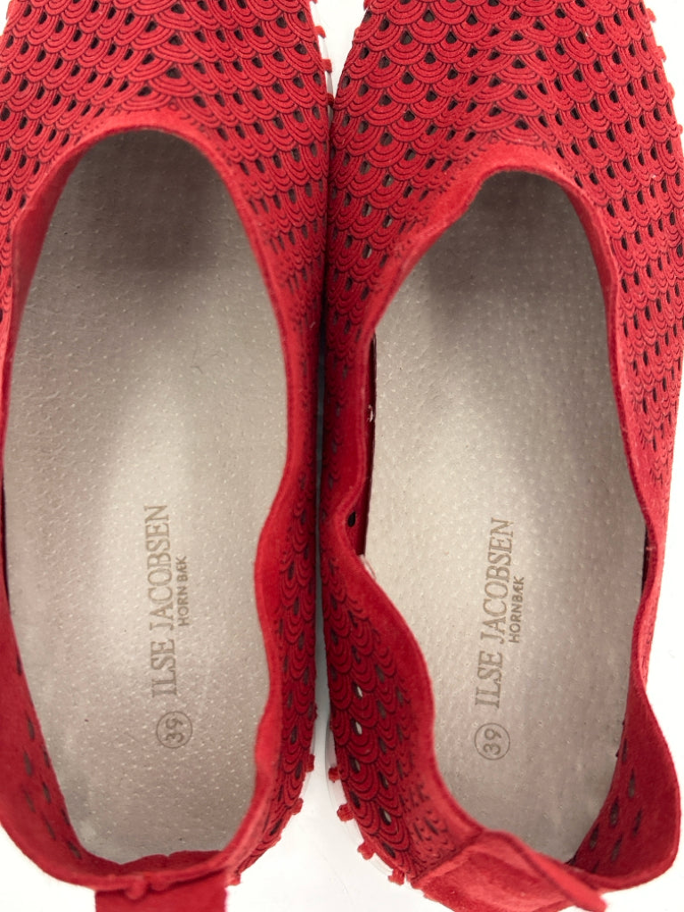 ILSE JACOBSEN Women Size 39 Red Shoes