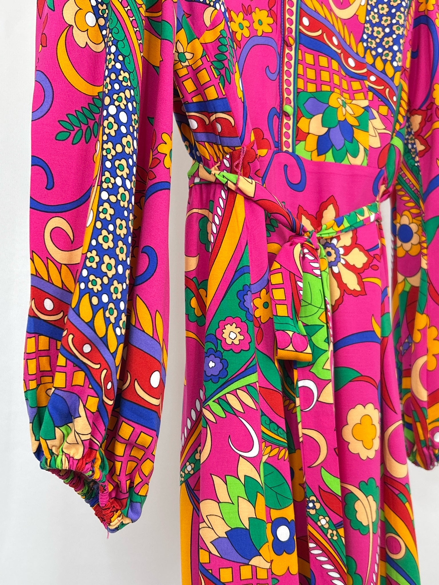 ADRIANNA ADRIANNA PAPELL Size 6 Pink Print Women Dress