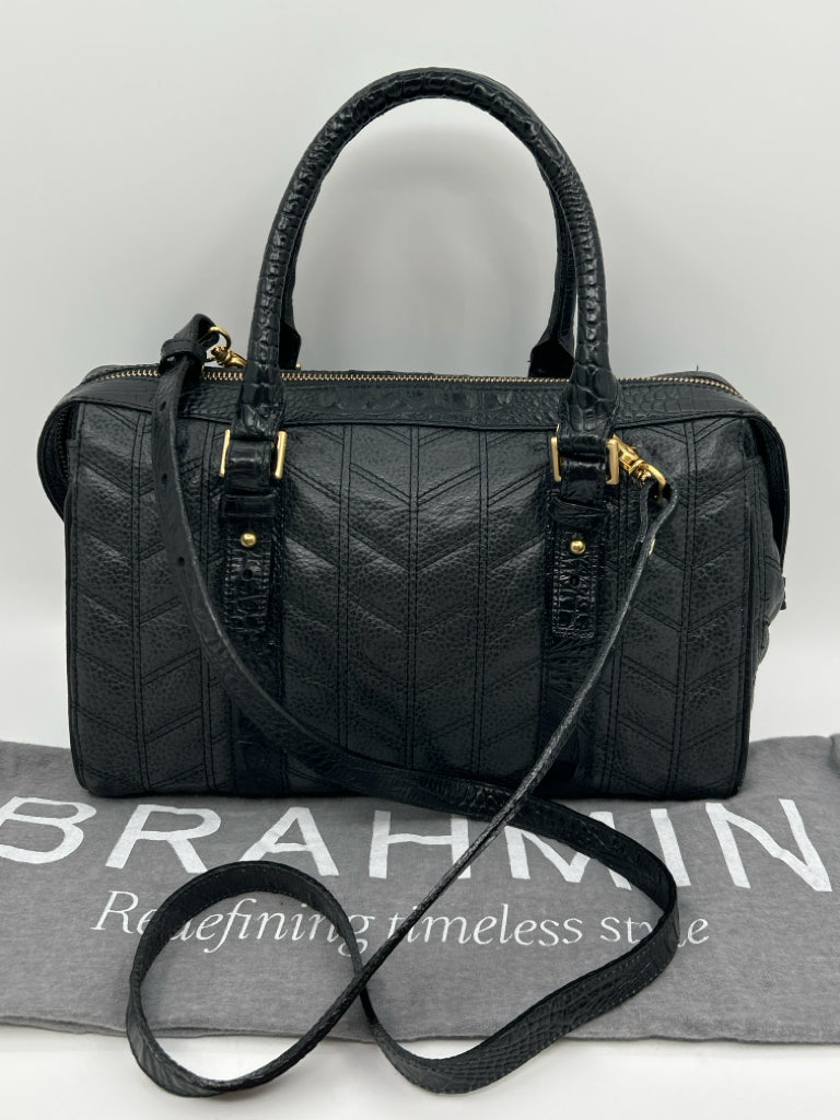 BRAHMIN black and grey Women's Purse