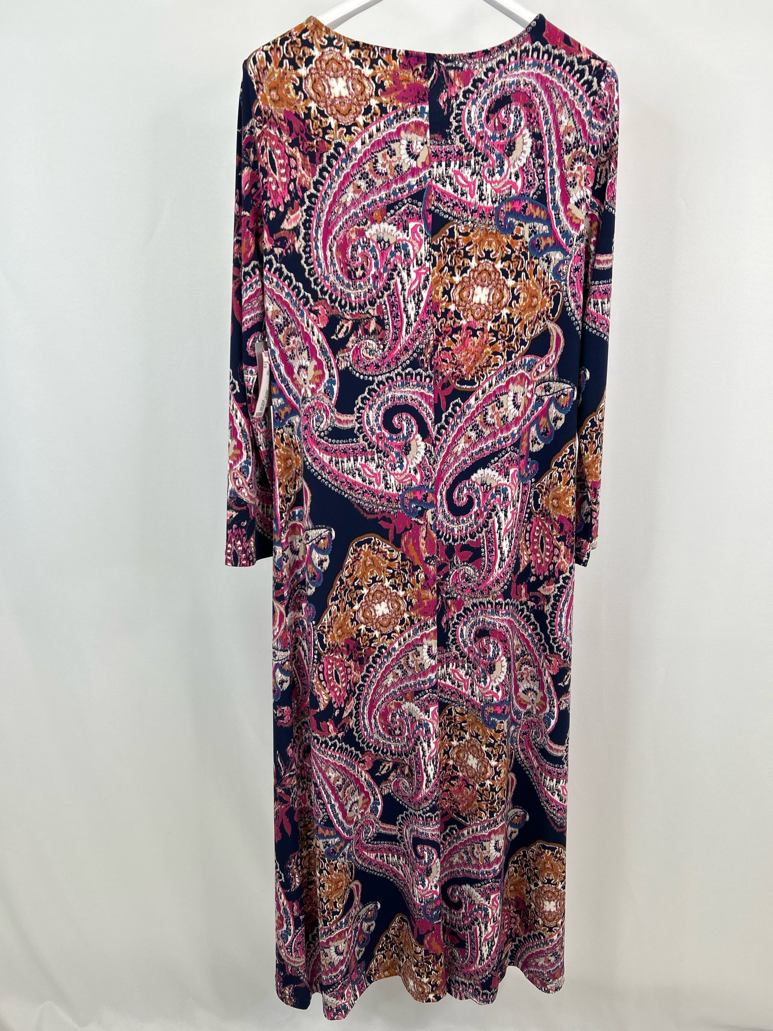 CHICO'S Size 12 Fuschia and blue Women Dress