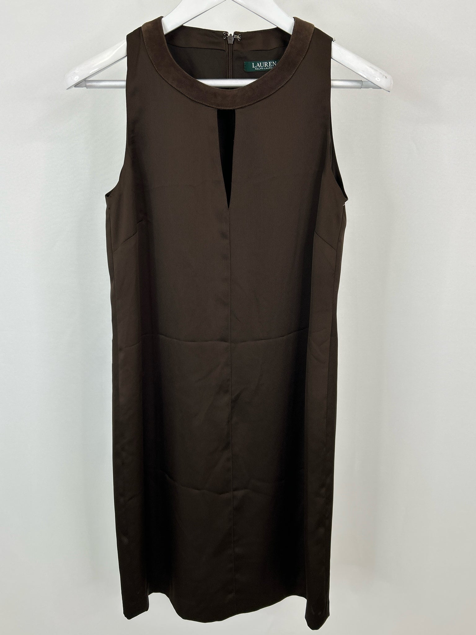 Lauren Ralph Lauren Size 4 CHOCOLATE BROWN Women's Dress