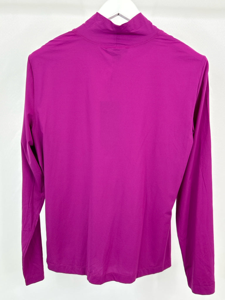 ST JOHN Women Size XL Fuschia Turtleneck