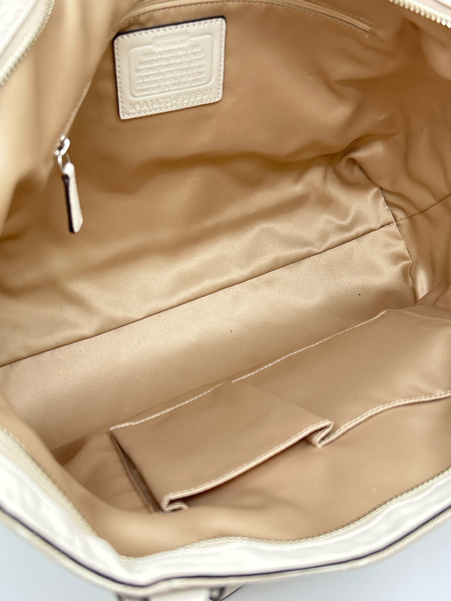 Coach Beige Print Women Purse