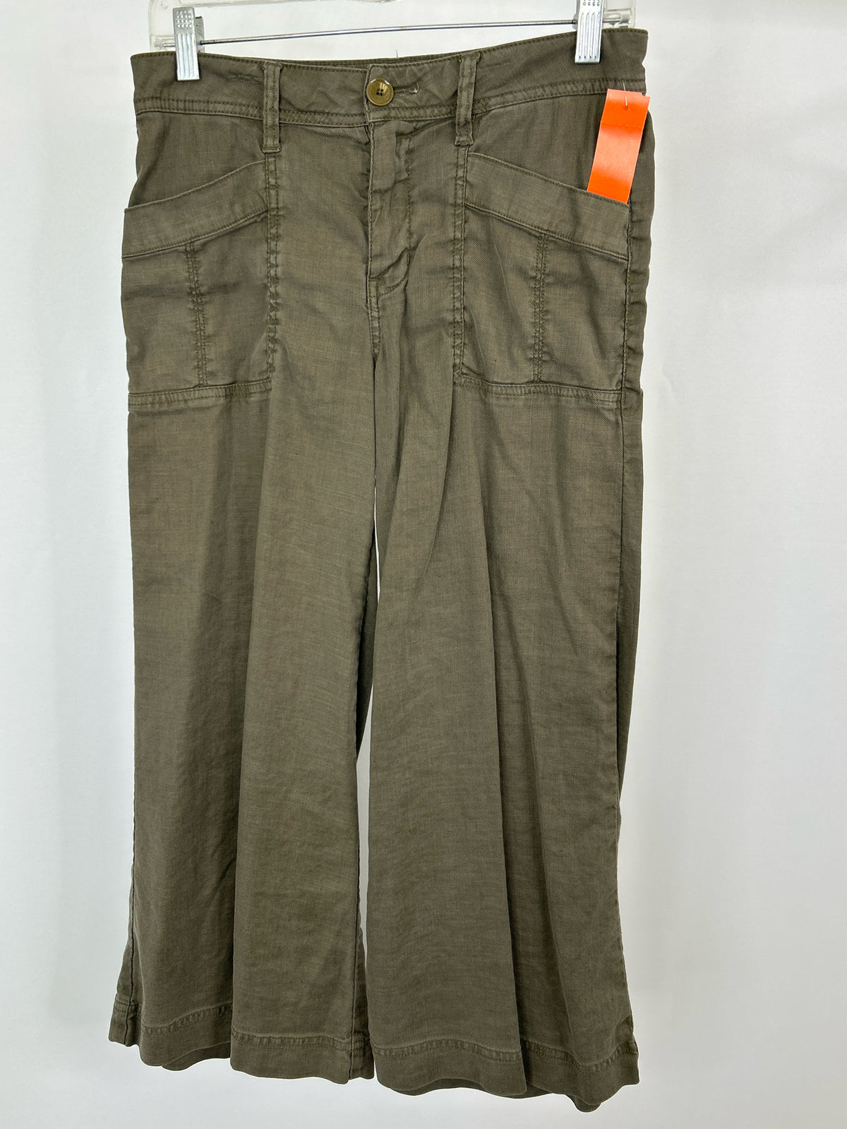 LEVEL 99 Size 28/6 OLIVE GREEN Women Pants