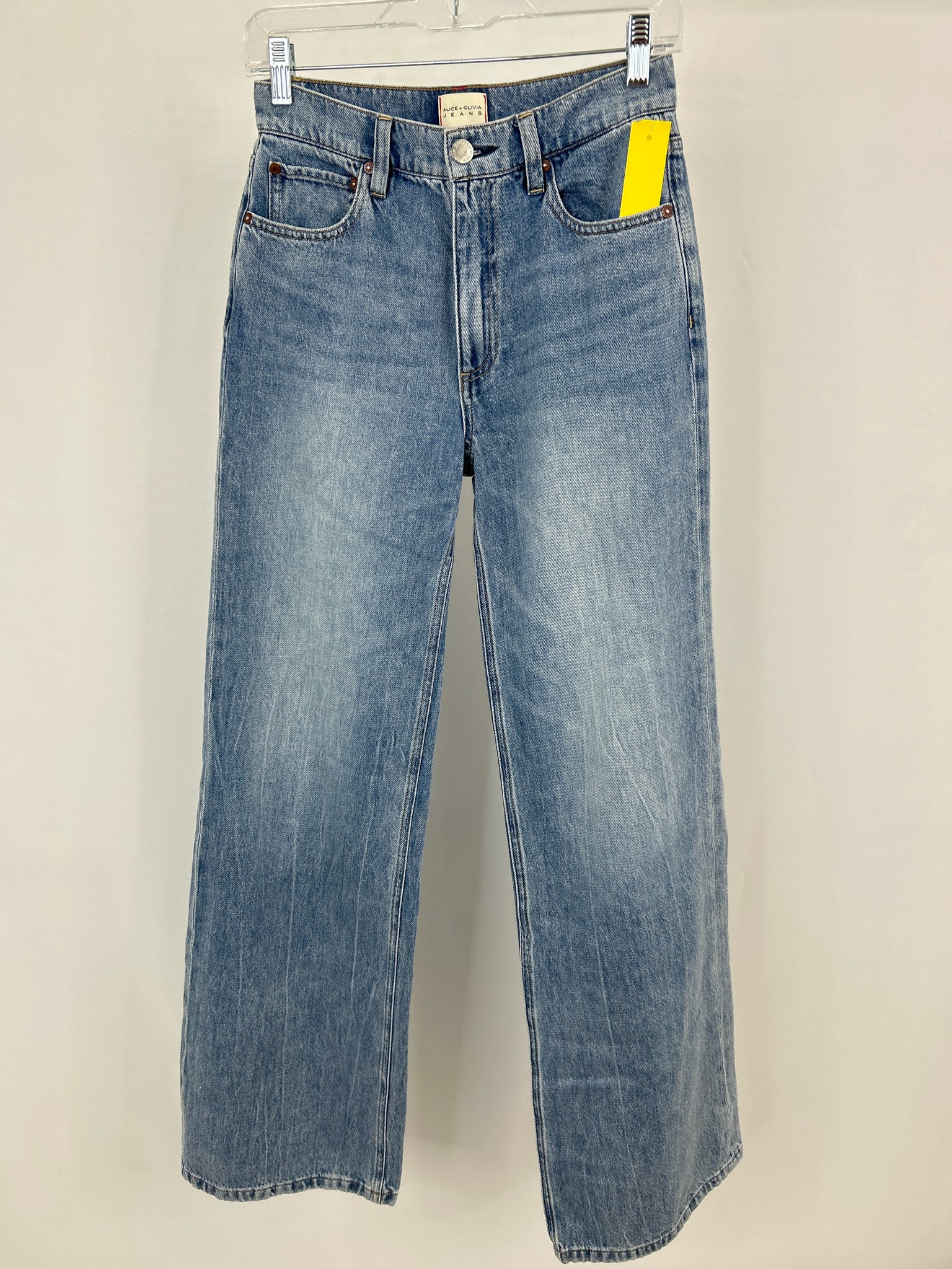 ALICE + OLIVIA Size 27/4 BLUE DENIM Women jeans