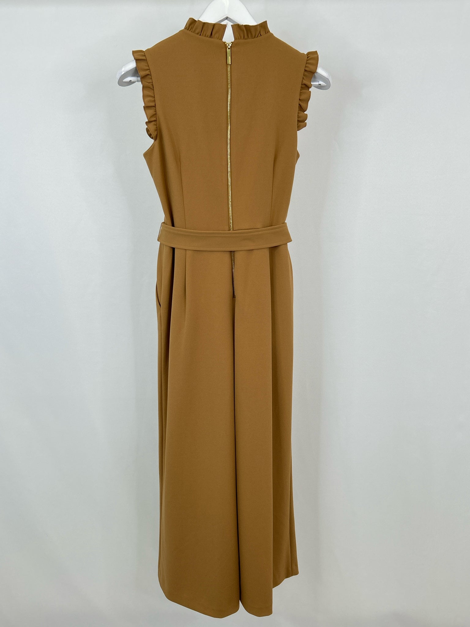 CALVIN KLEIN Size 6 Brown Women Jumpsuit