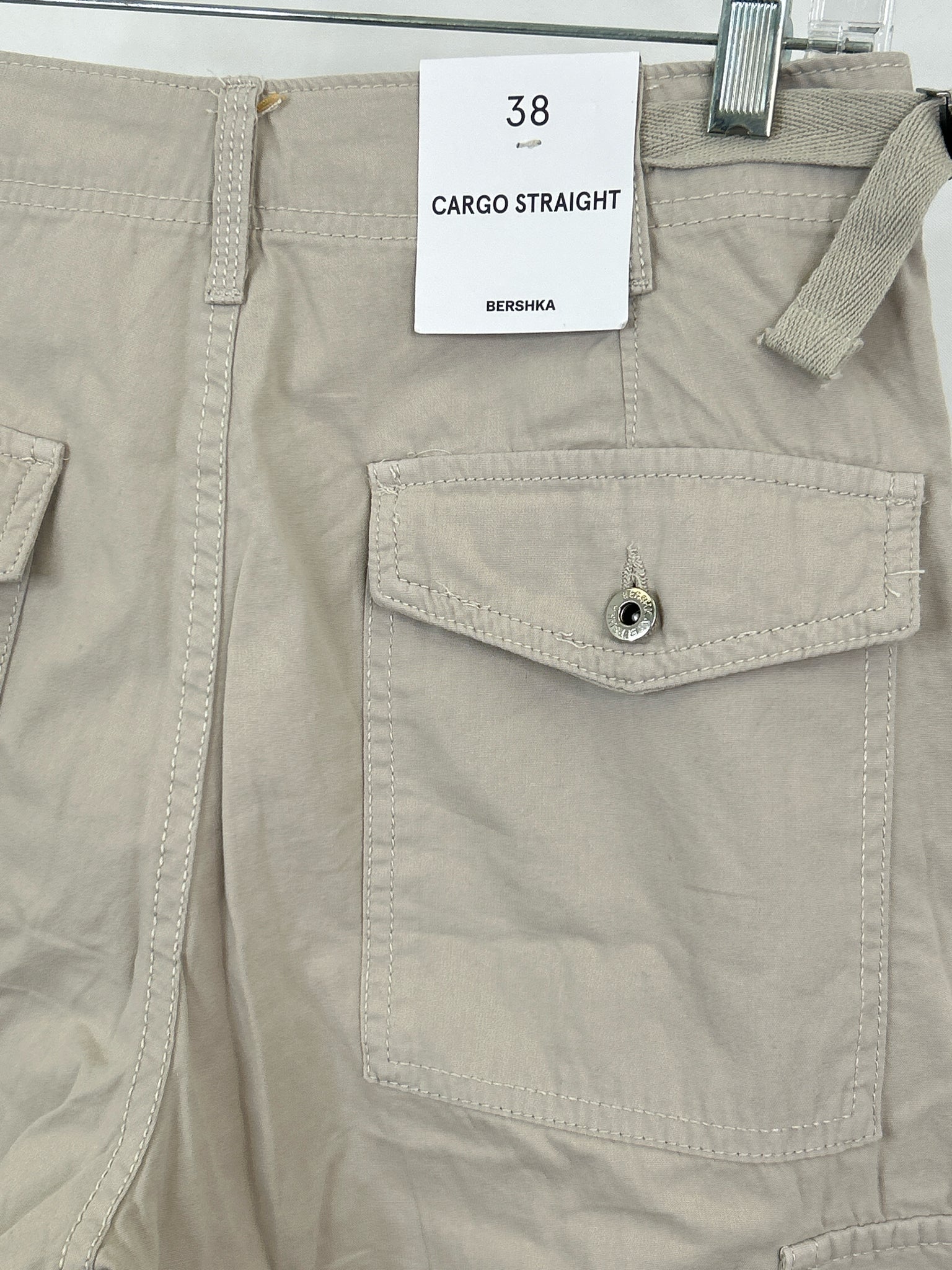 BERSHKA NWT Size 6 Beige Women Pants