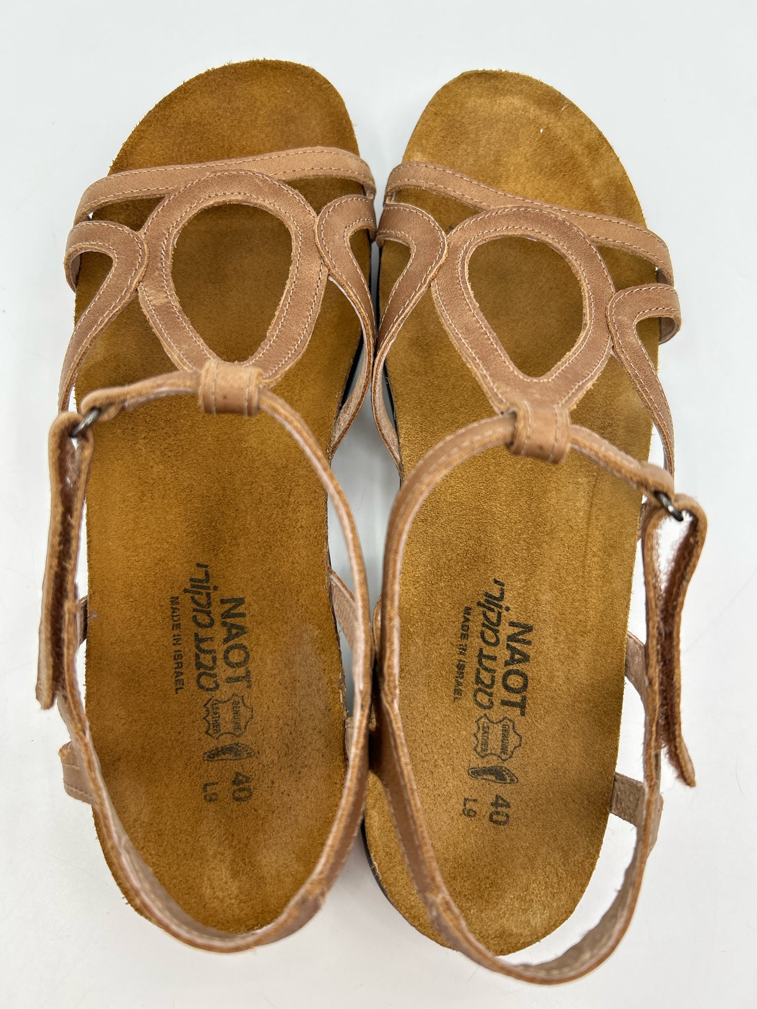 NAOT Size 9/9.5 Brown Women Sandal
