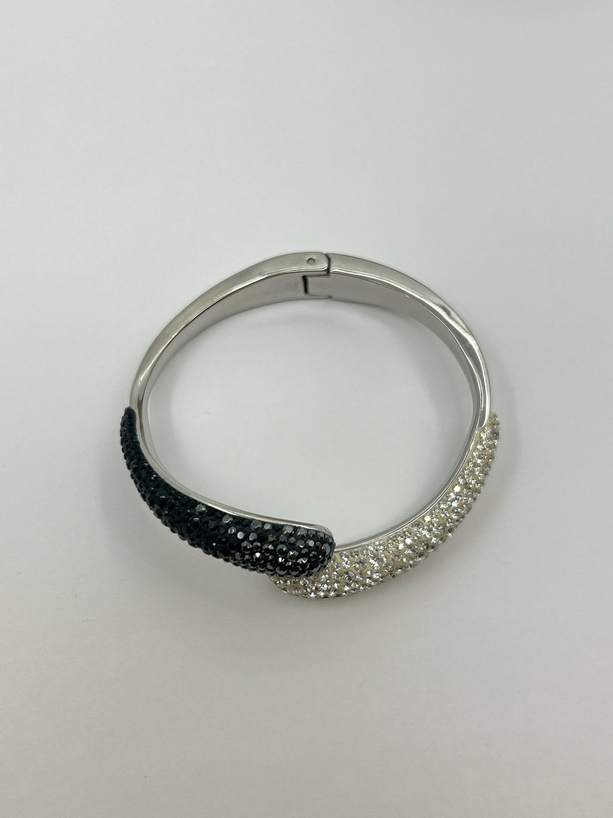SWAROVSKI Silver and Black Bracelet